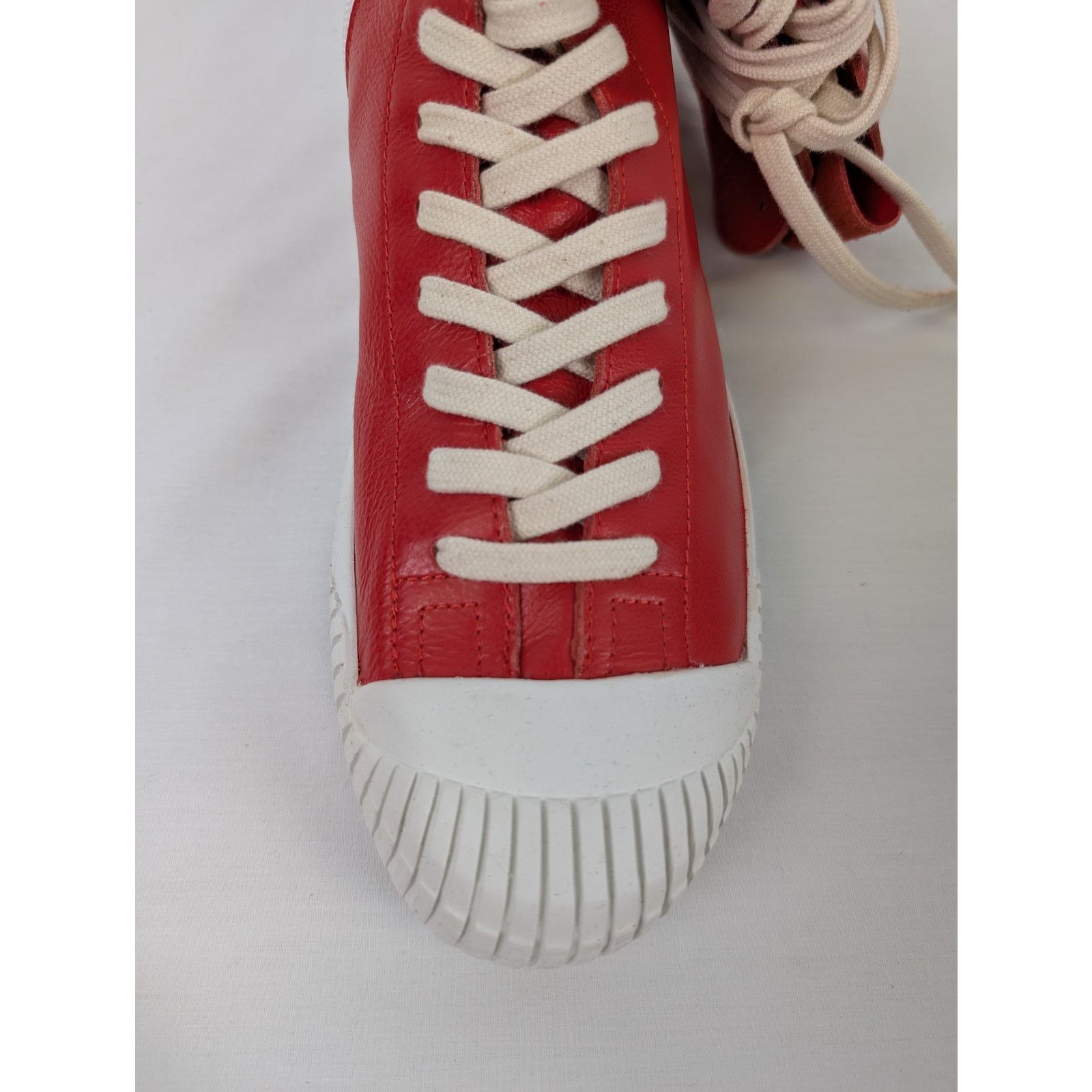 Vivienne Westwood o1rshd1 Lena Leather Boxing Boot in Red Size US 10 / EU 43 - 13 Thumbnail