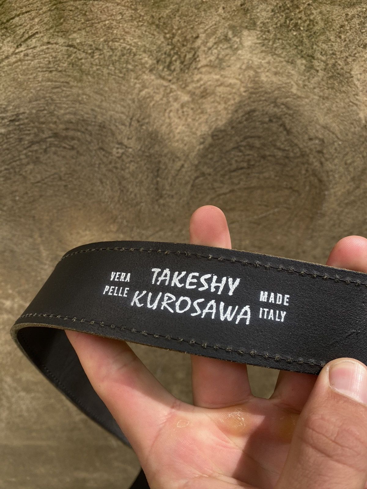 Japanese Brand × Takeshy Kurosawa Takeshy Kurosawa Leather Belt Size ONE SIZE - 5 Thumbnail