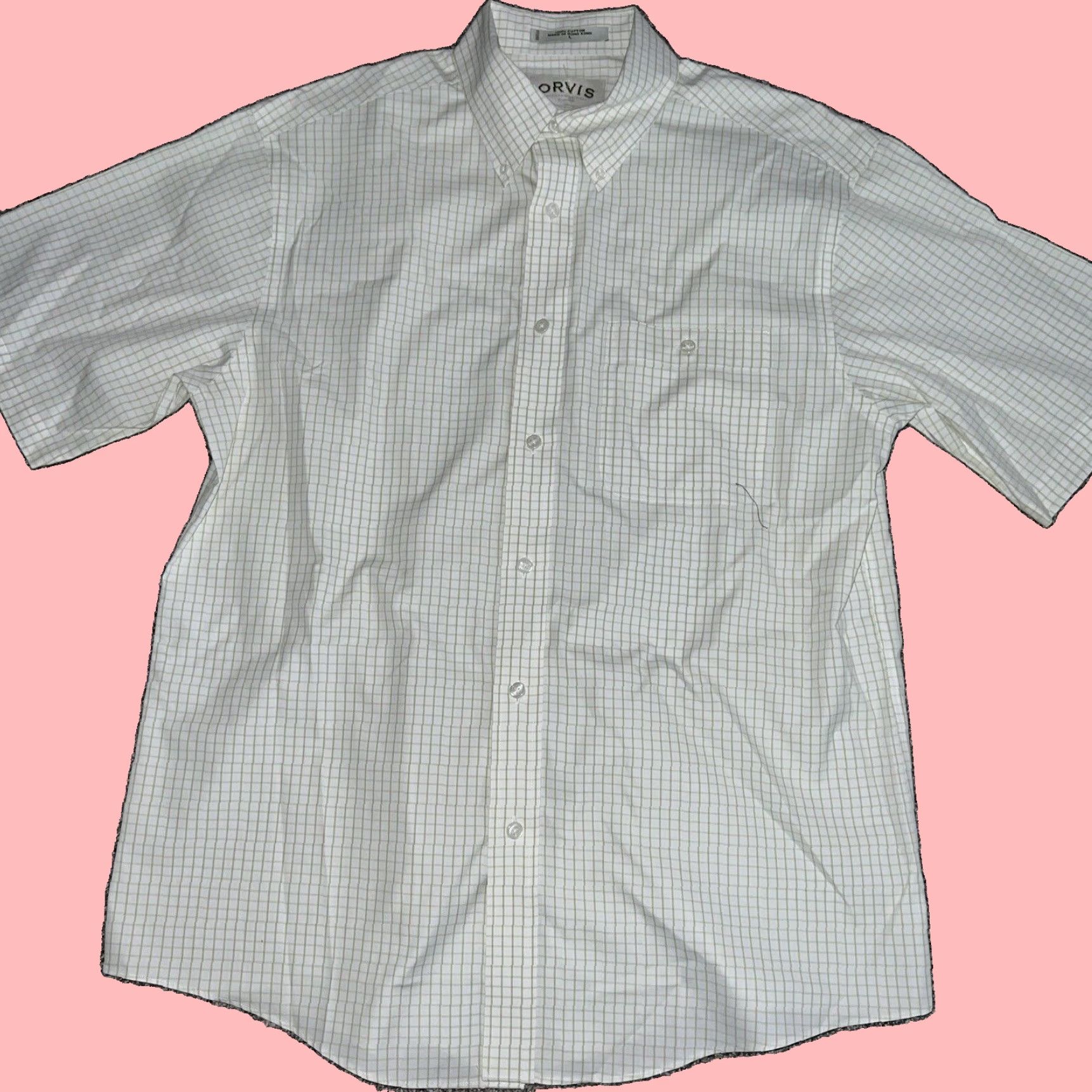 Orvis Soft Hued Classic Plaid Flannel Button Down Shirt for Men in Large Size Size US L / EU 52-54 / 3 - 1 Thumbnail