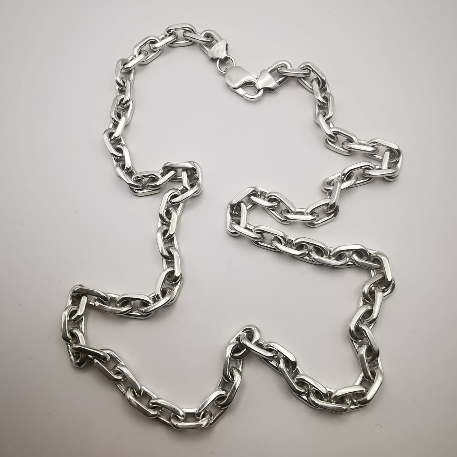 Sterling Silver Vintage 925 Sterling Silver Men's Jewelry Chain 104g Size ONE SIZE - 1 Thumbnail