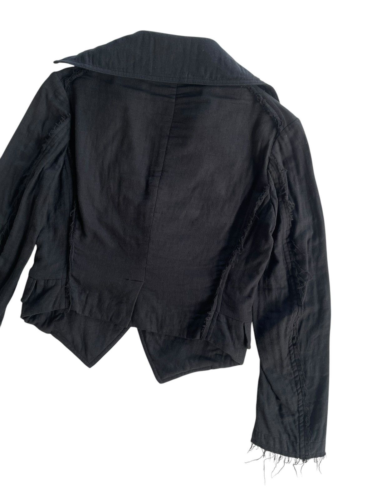 Yohji Yamamoto AW2012 Yohji Yamamoto Y's Distressed Cropped Jacket Size XS / US 0-2 / IT 36-38 - 5 Thumbnail