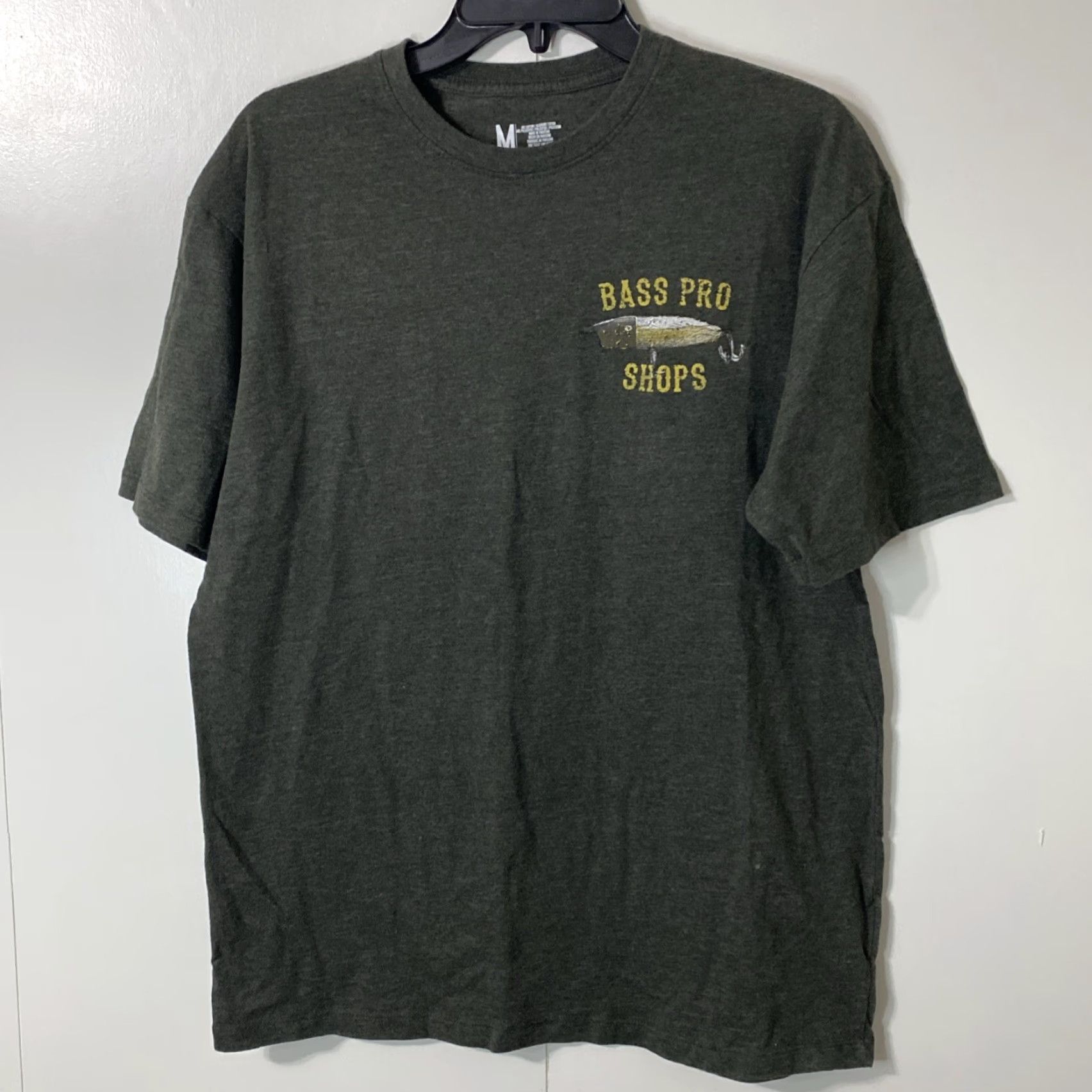 Bass Pro Shops VINTAGE Bass Pro Shops T Shirt Mens M Old Lures Tackle Angler Tournament Gray Short Sleeve Fish Outdoor Size US M / EU 48-50 / 2 - 4 Thumbnail