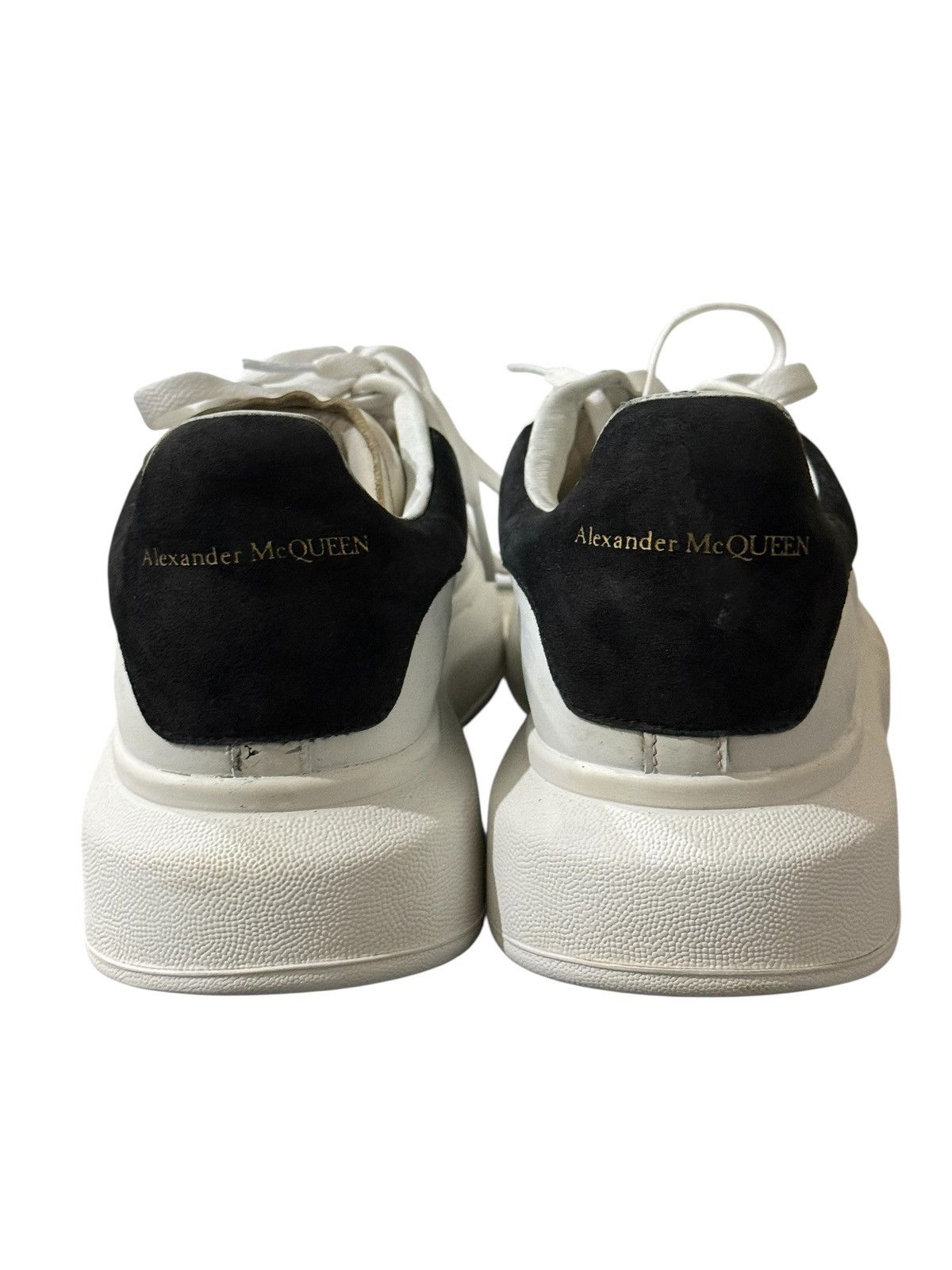Alexander McQueen Alexander McQueen saiz 8UK White/Black Oversized Sneakers Size US 8 / EU 41 - 4 Thumbnail