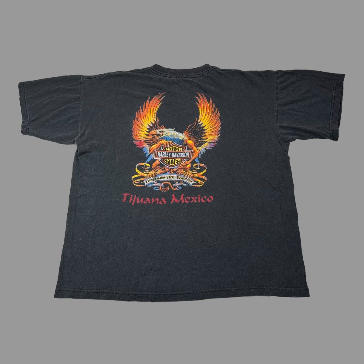 Harley Davidson × Vintage Vinrage 1990s Harley Davidson Mexico T-shirt Size US L / EU 52-54 / 3 - 1 Thumbnail