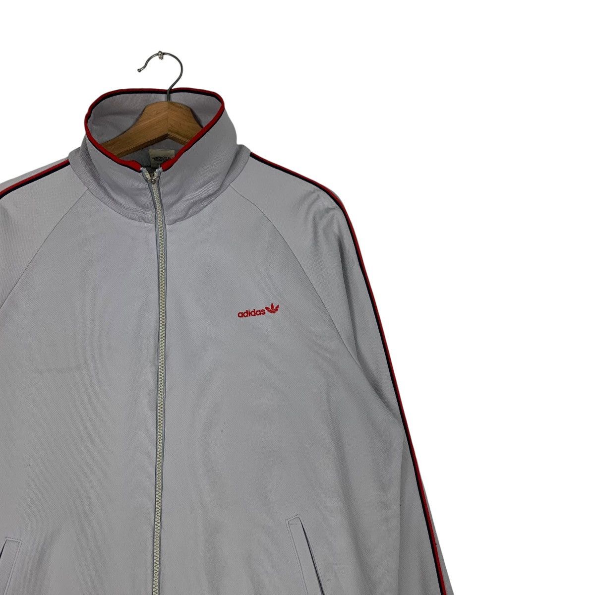 Adidas ADIDAS Trefoil Embroidery Small Logo Track Jacket #1274-C57 Size US M / EU 48-50 / 2 - 5 Thumbnail