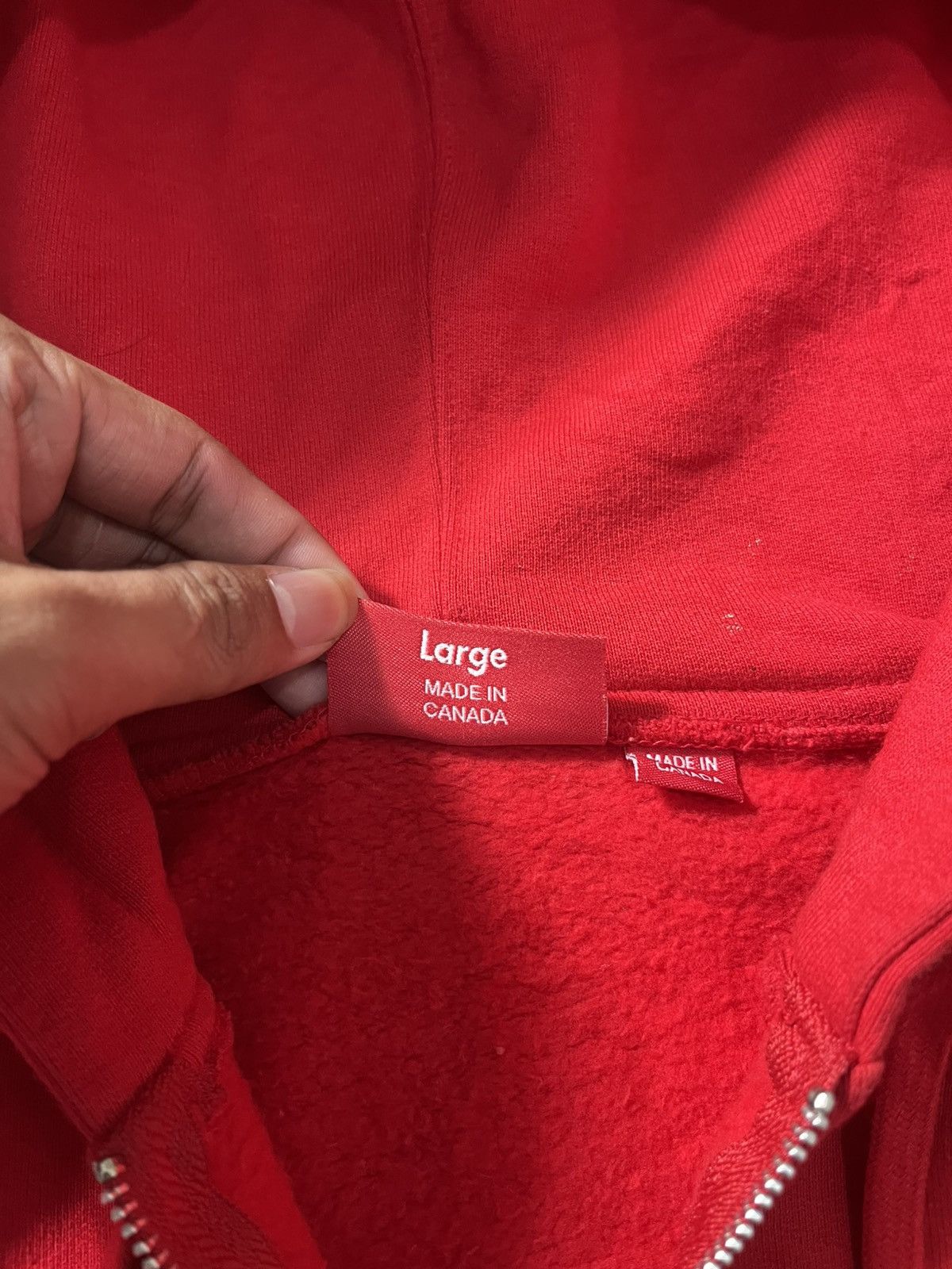 Supreme Supreme Text Rib Hoodie Size US L / EU 52-54 / 3 - 10 Thumbnail