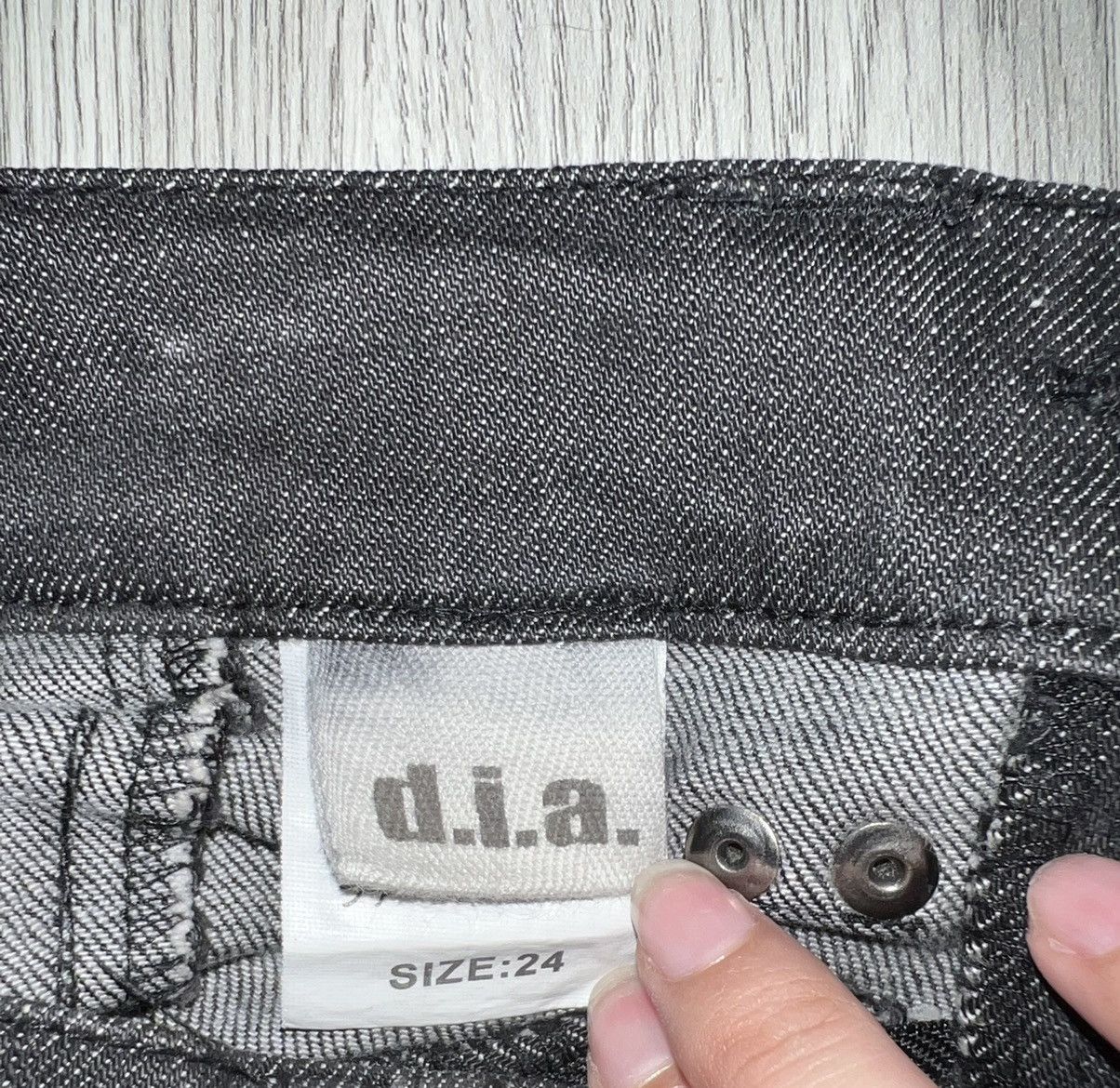 Japanese Brand D.i.a gyaru black denim short 🖤🦋 Size 24" / US 00 / IT 34 - 16 Thumbnail