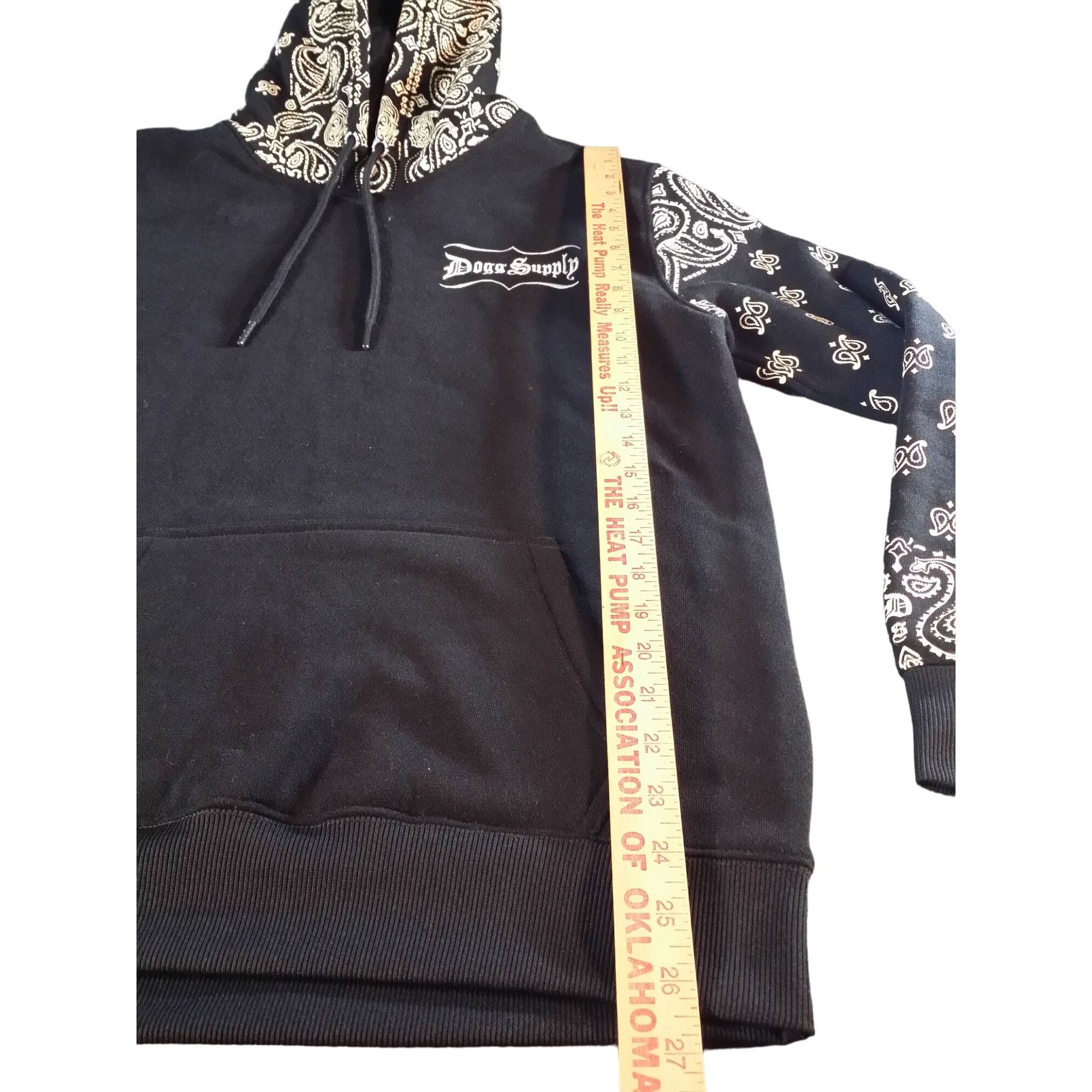 Other Dogg Supply By Snoop Dogg Hoodie Men Sz XS Bandana Black Hip Size US XS / EU 42 / 0 - 3 Thumbnail