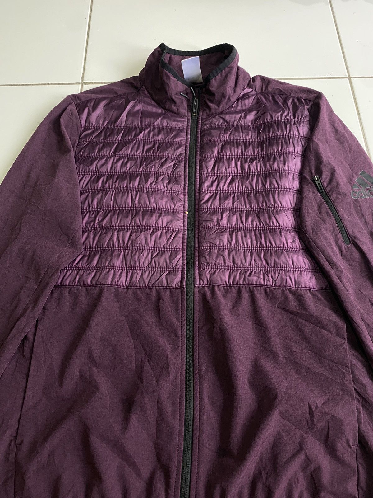 Adidas Adidas Insulated Quilted Zip up purple Jacket Size M / US 6-8 / IT 42-44 - 6 Thumbnail
