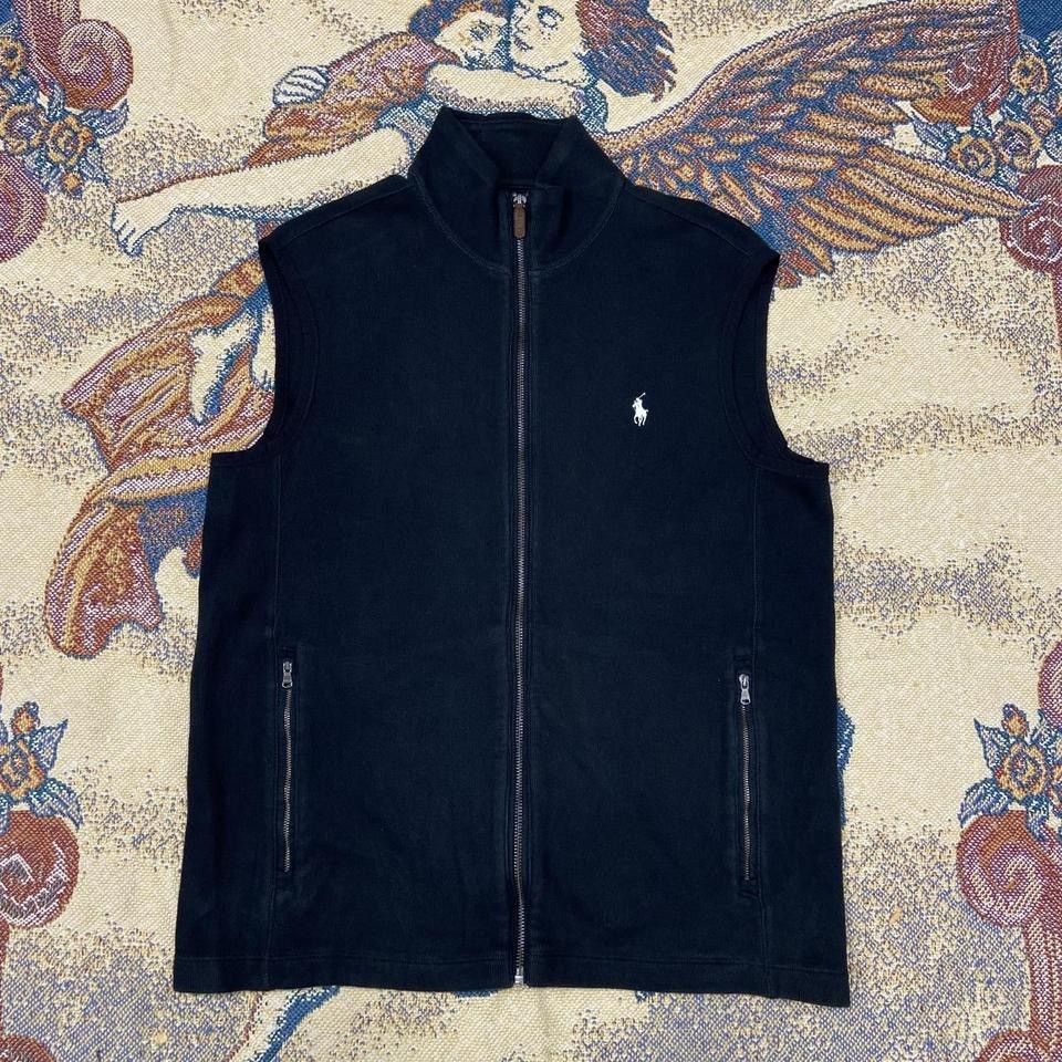 Polo Ralph Lauren Vintage Polo Ralph Lauren Embroidered Zip Up Knit Vest Size US M / EU 48-50 / 2 - 1 Thumbnail