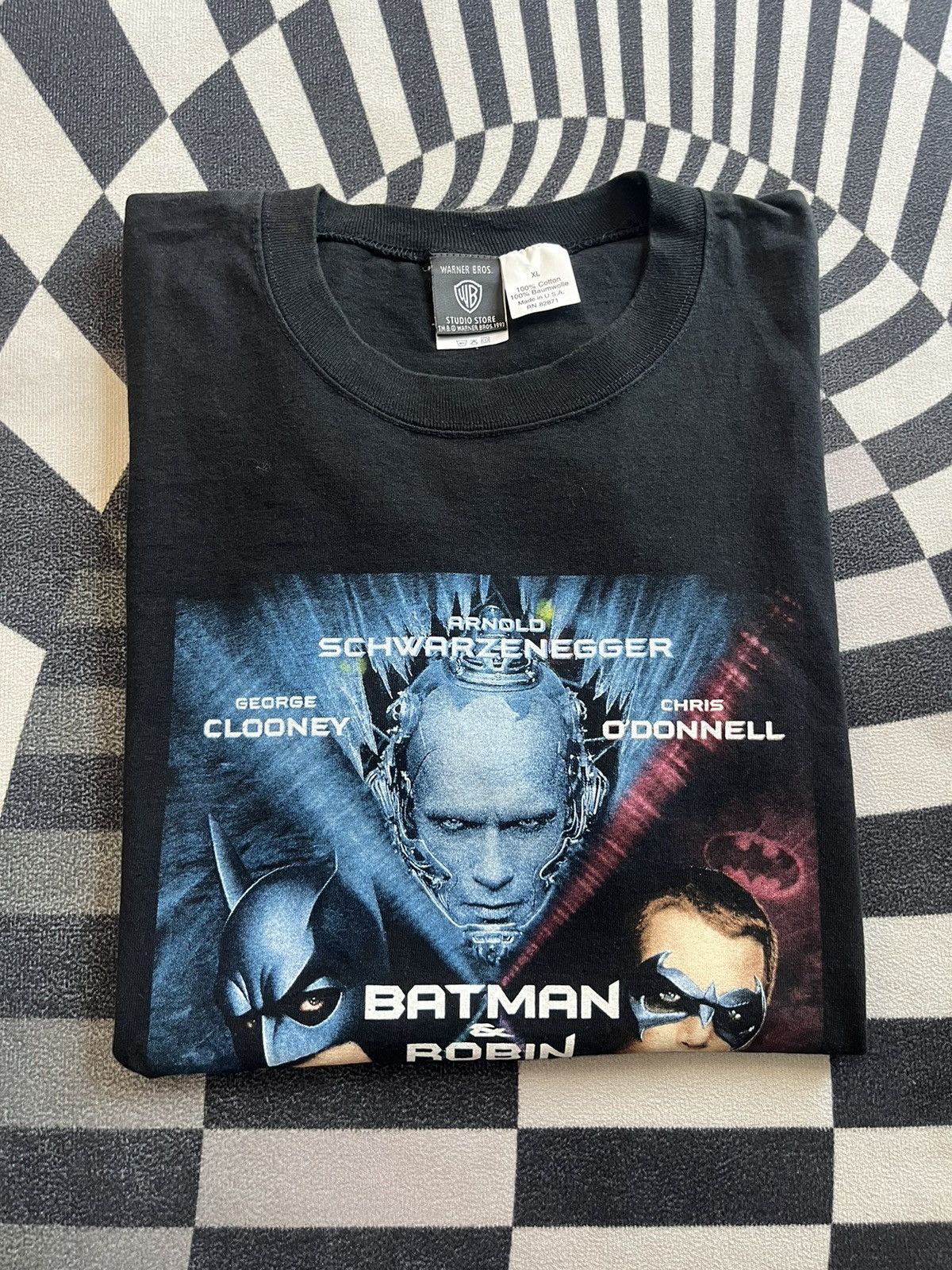 Warner Bros Vintage BATMAN & ROBIN 1997’s Film by Warner Bros promo Size US XL / EU 56 / 4 - 1 Thumbnail