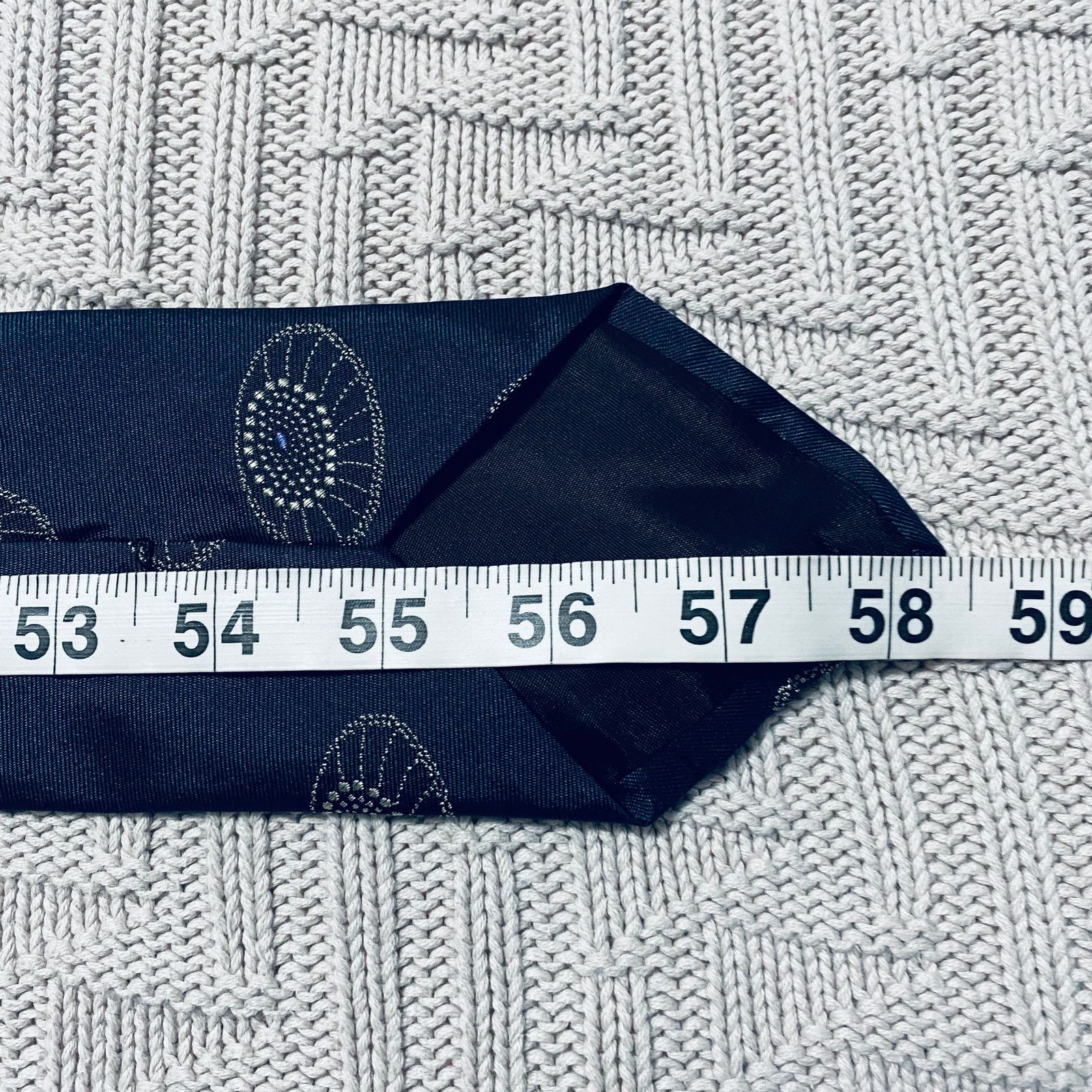 Hugo Boss Hugo Boss navy flying saucer silk tie Size ONE SIZE - 4 Thumbnail