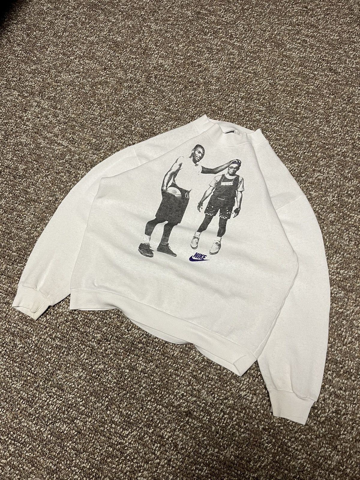 Nike RARE Michael AIR Jordan III Spike Lee 1988 Promo Sweatshirt Size US M / EU 48-50 / 2 - 1 Thumbnail