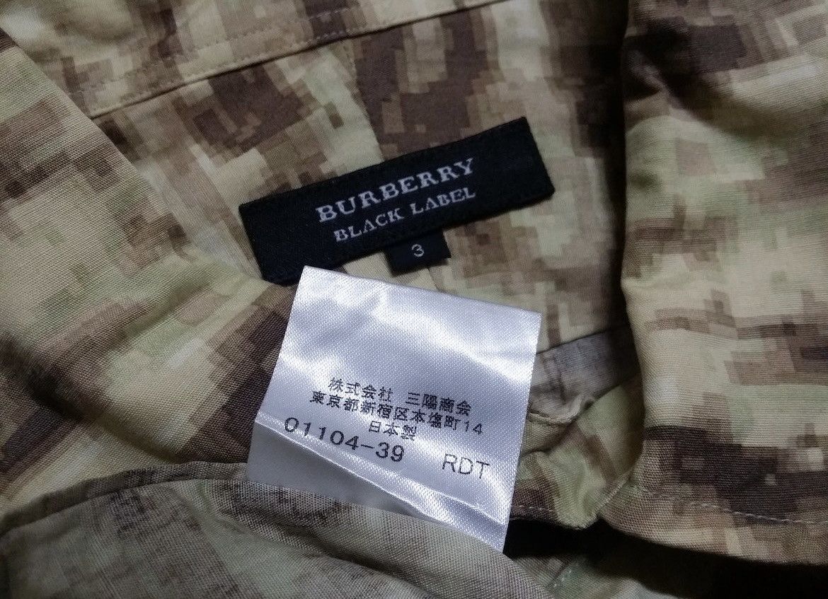 Burberry AUTHENTIC BURBERRY BLACK LABEL CAMO LONG SLEEVE SHIRT Size US L / EU 52-54 / 3 - 10 Thumbnail