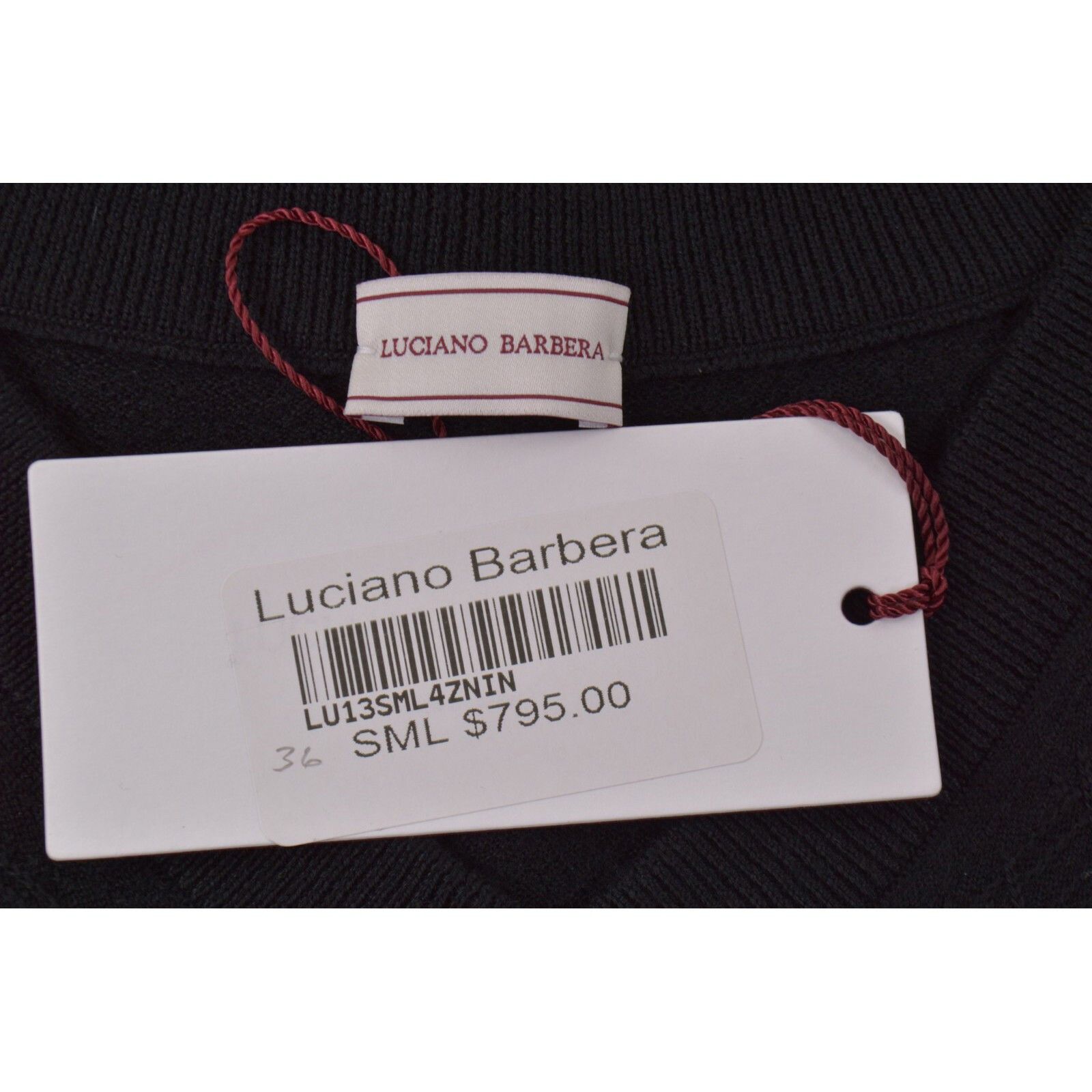 Luciano Barbera Luciano Barbera Sweater Size US S in Black Size US S / EU 44-46 / 1 - 2 Thumbnail