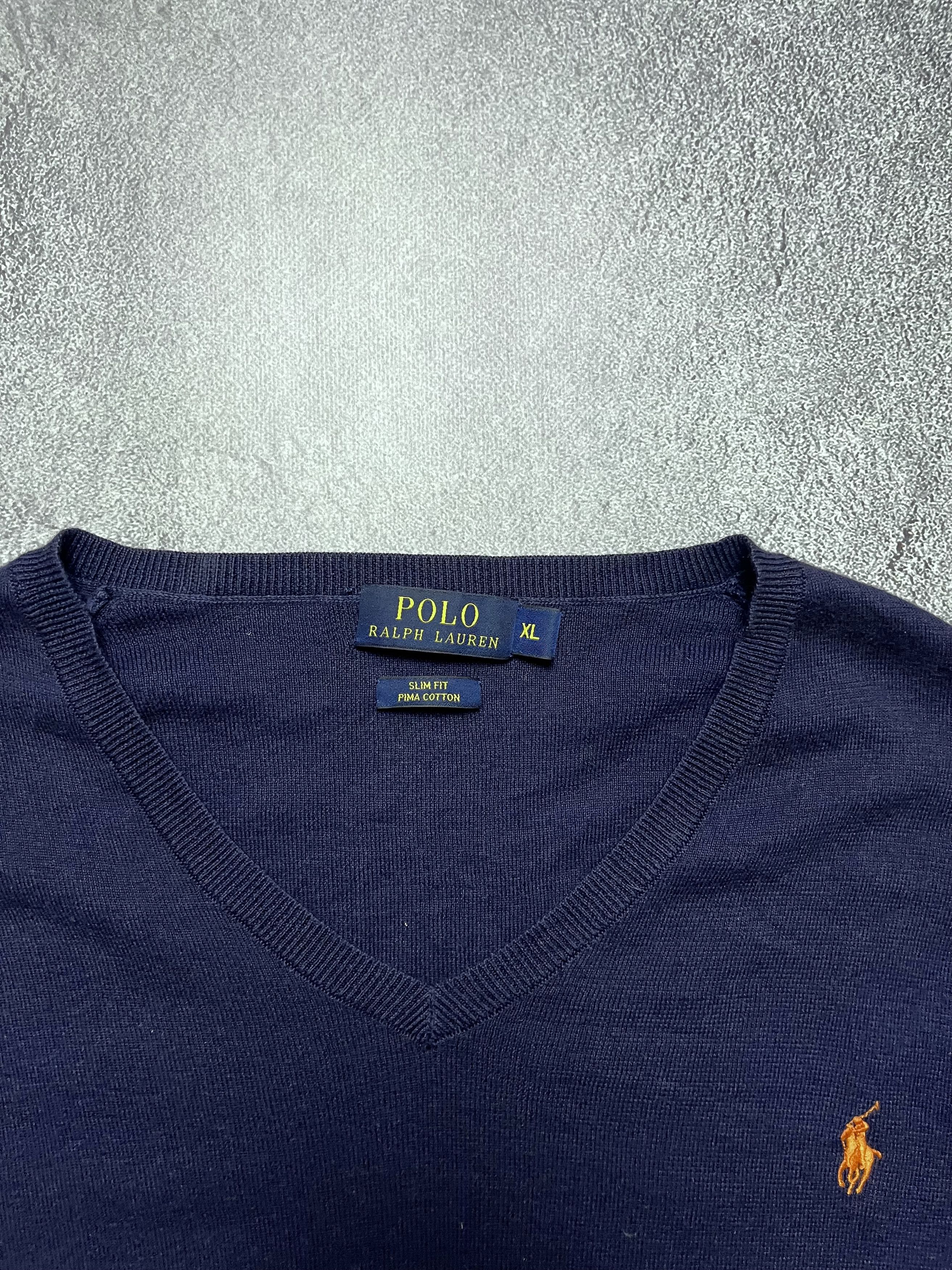 Polo Ralph Lauren Vintage Long Sleeve Polo Ralph Lauren Big Pony Mens XL Size US XL / EU 56 / 4 - 4 Thumbnail