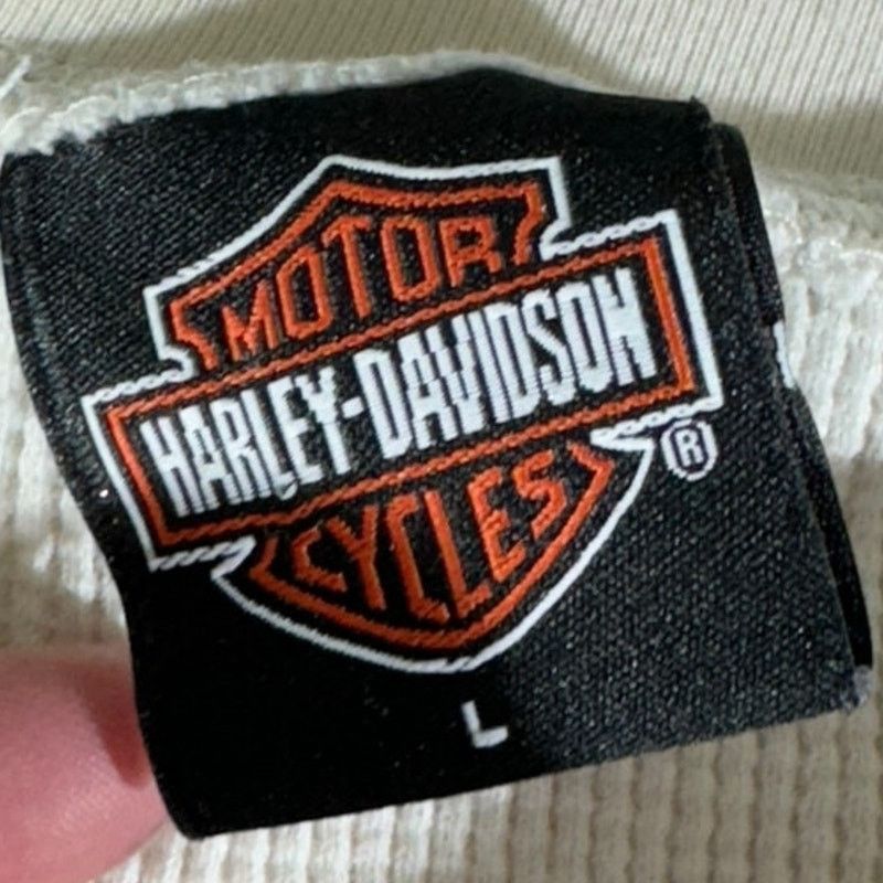 Harley Davidson Vintage Harley Davidson Mancuso, TX Thermal Long Sleeve Size US L / EU 52-54 / 3 - 7 Thumbnail
