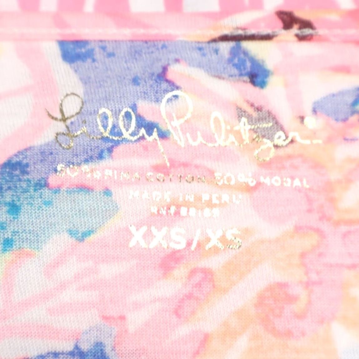 Lilly Pulitzer Lilly Pulitzer Britta Tunic Top Women's XXS Seadream All Over Print V-Neck Shirt Sleeveless Size XXS / US 00 / IT 34 - 5 Thumbnail