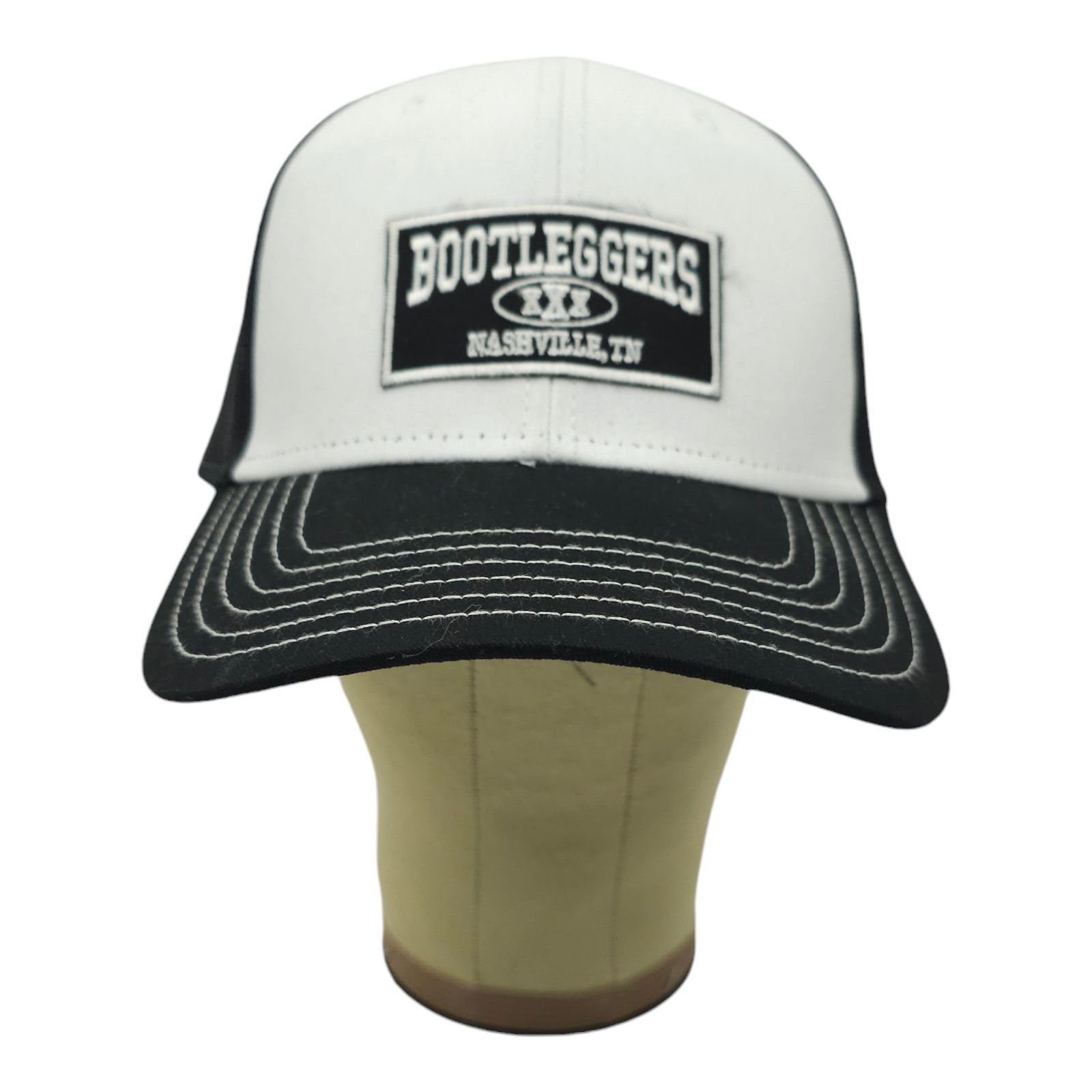 Otto Bootleggers Nashville TN Logo Patch Mesh Snapback Cap Hat Size ONE SIZE - 9 Thumbnail