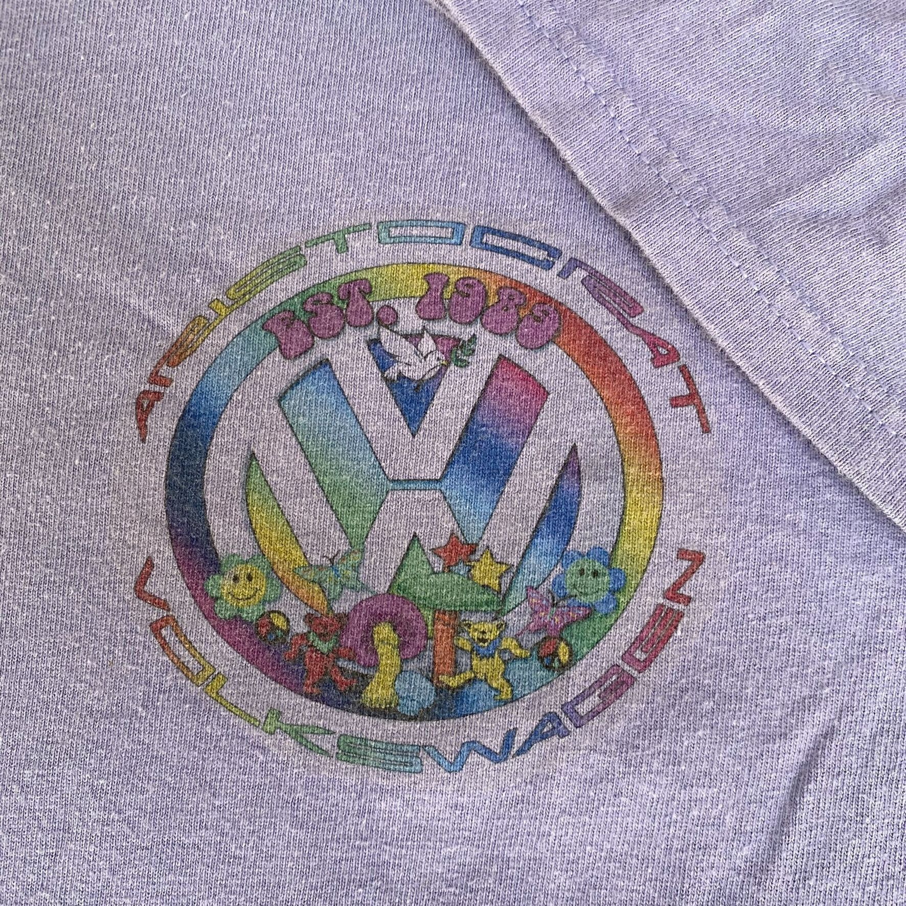 Gildan Vintage Y2K Volkswagen Logo Shirt Hippie VW Deadhead Tee Size US XL / EU 56 / 4 - 5 Thumbnail