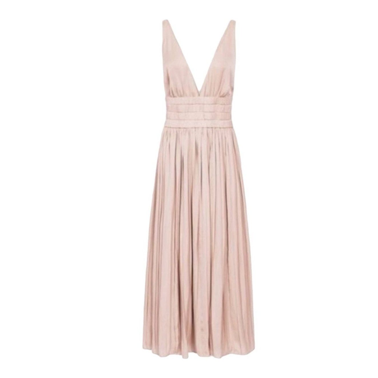 knee length dresses for ladies Cream Ditsy Floral Saffy Midi Dress