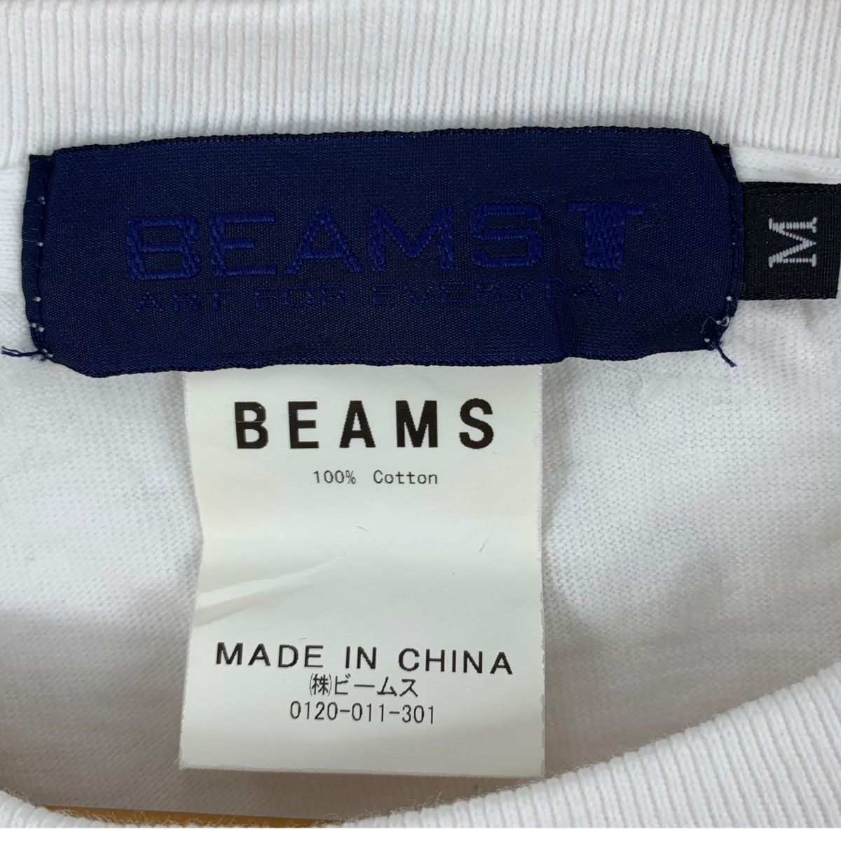 Japanese Brand BEAMS Japanese Brand T,Colliu Illustation Print White Shirt Size US M / EU 48-50 / 2 - 5 Thumbnail