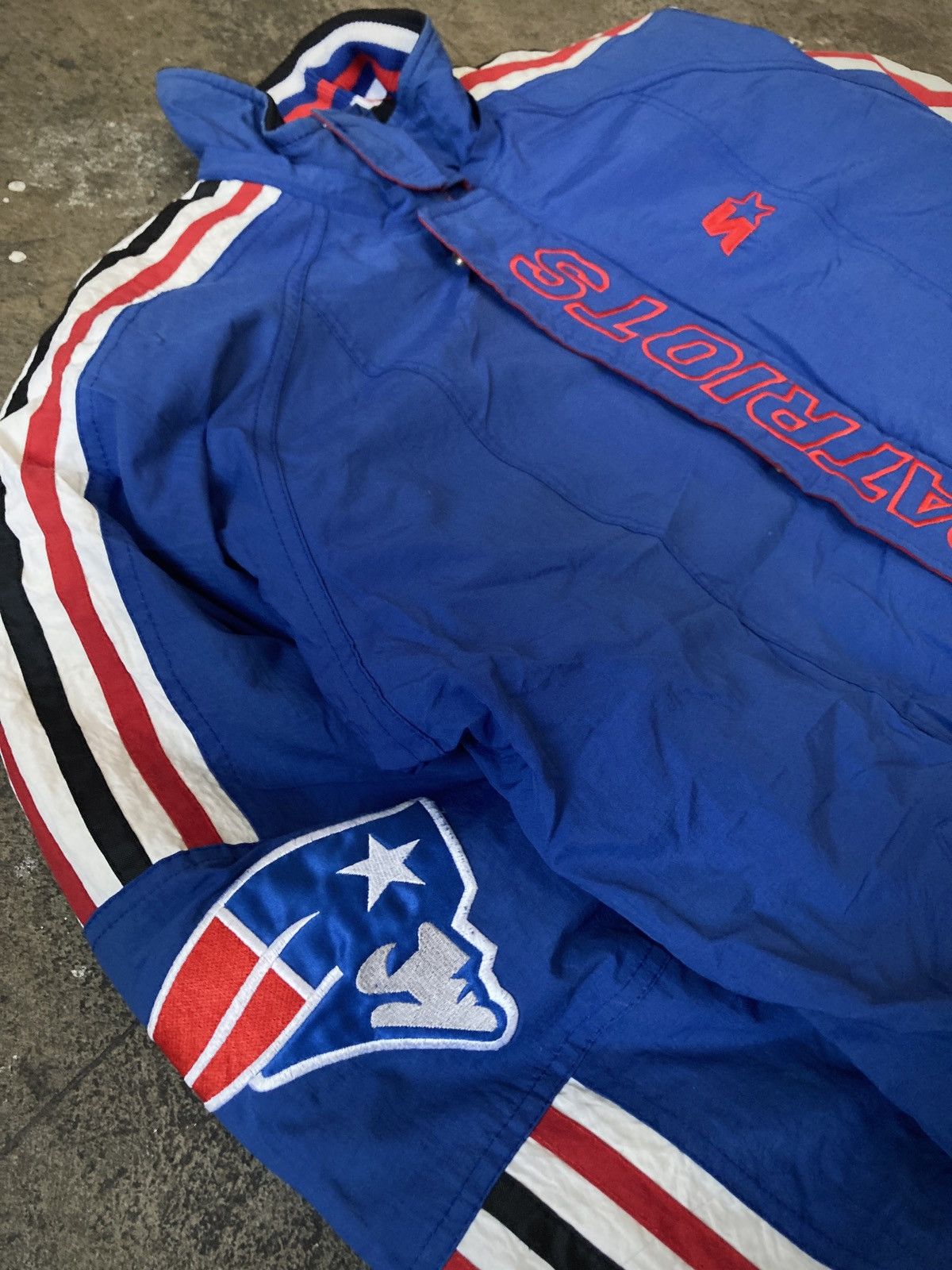 NFL × Starter × Vintage Vintage 90s Starter New England Patriots Parka Jacket Size US M / EU 48-50 / 2 - 7 Thumbnail