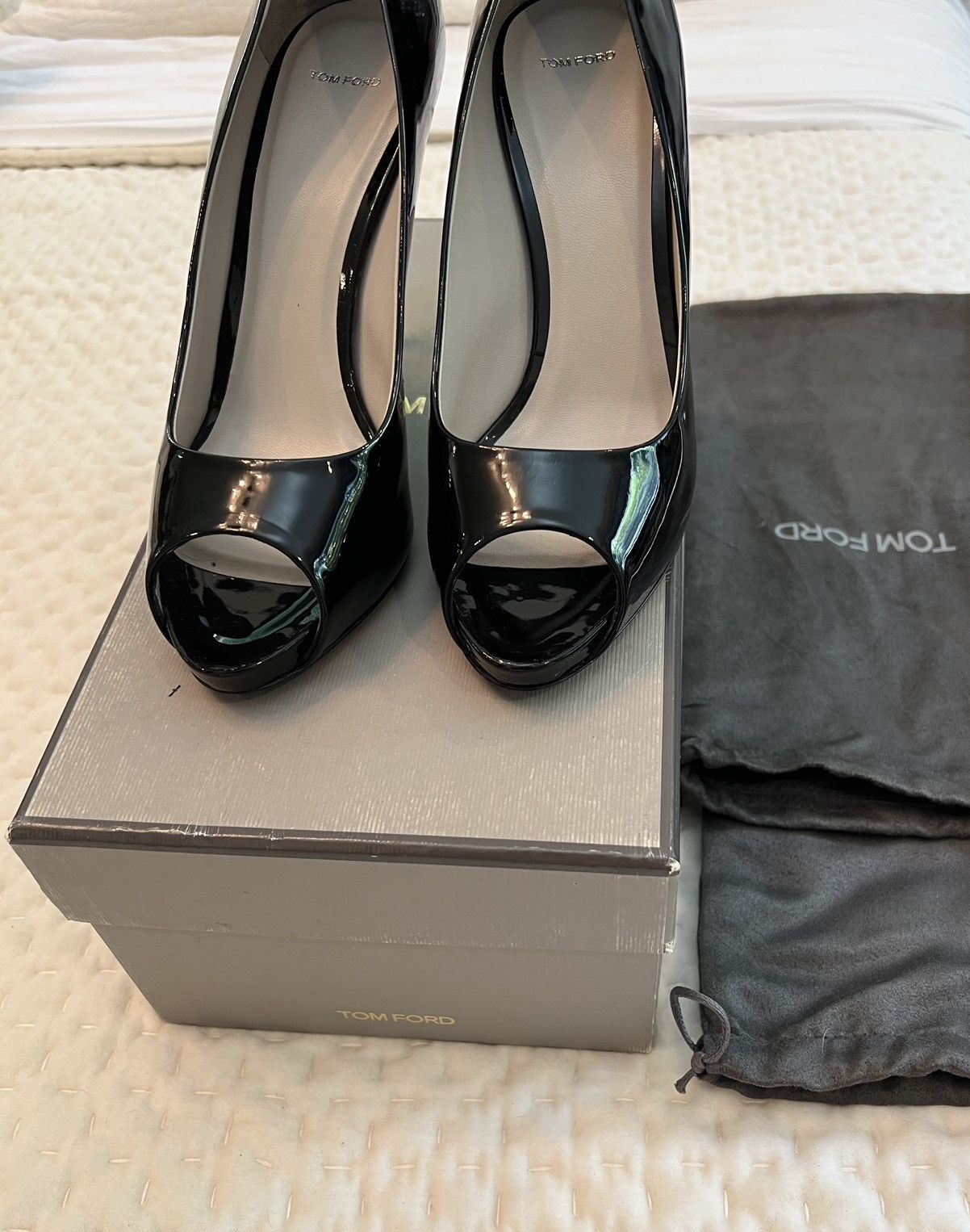 Tom Ford Tom Ford Patent leather heels size 40 / 9.5 or 10 USA Size US 9.5 / IT 39.5 - 1 Thumbnail