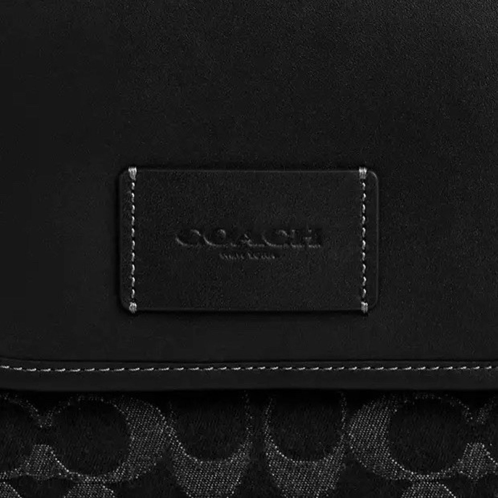 Coach NWT Coach CAJ32 Lucas Crossbody Signature Denim Silver/Black Size ONE SIZE - 9 Thumbnail