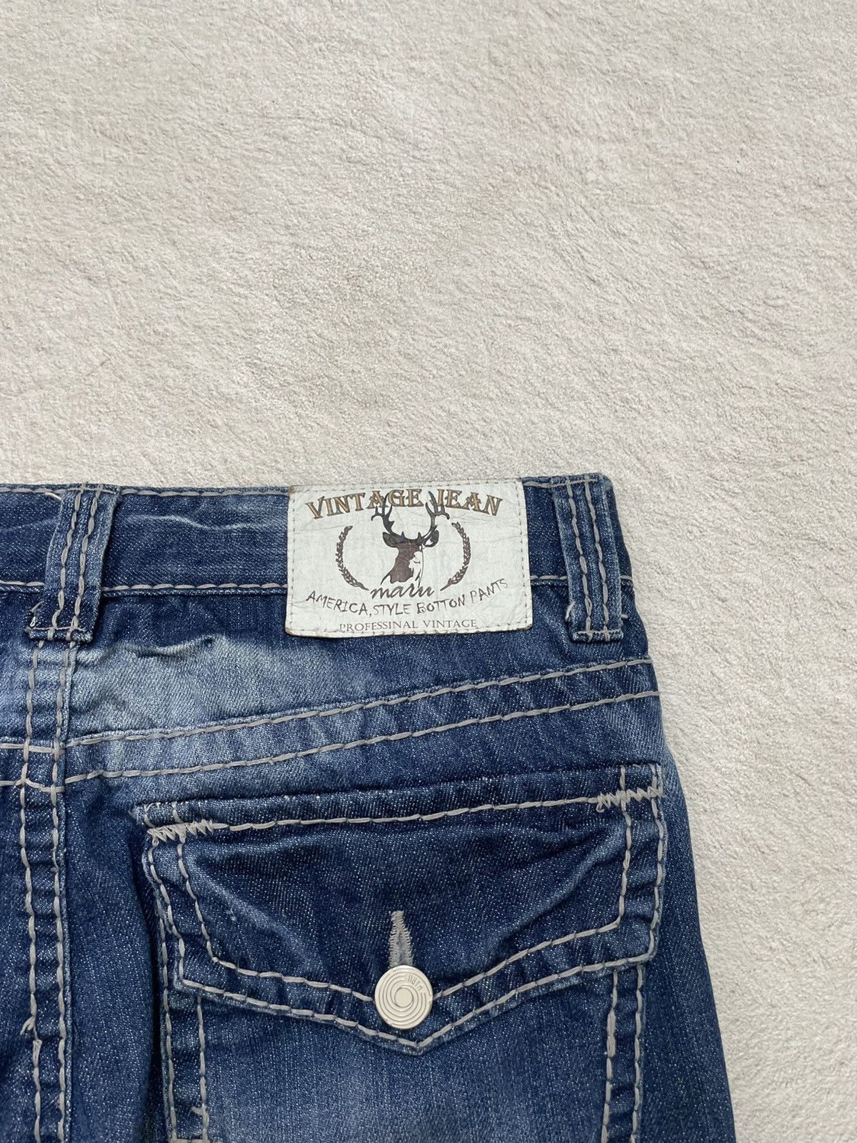 Hysteric Glamour 2000s Maru Fading Denim Washed Acne Ifsix LGB Japan Number Size US 32 / EU 48 - 10 Thumbnail