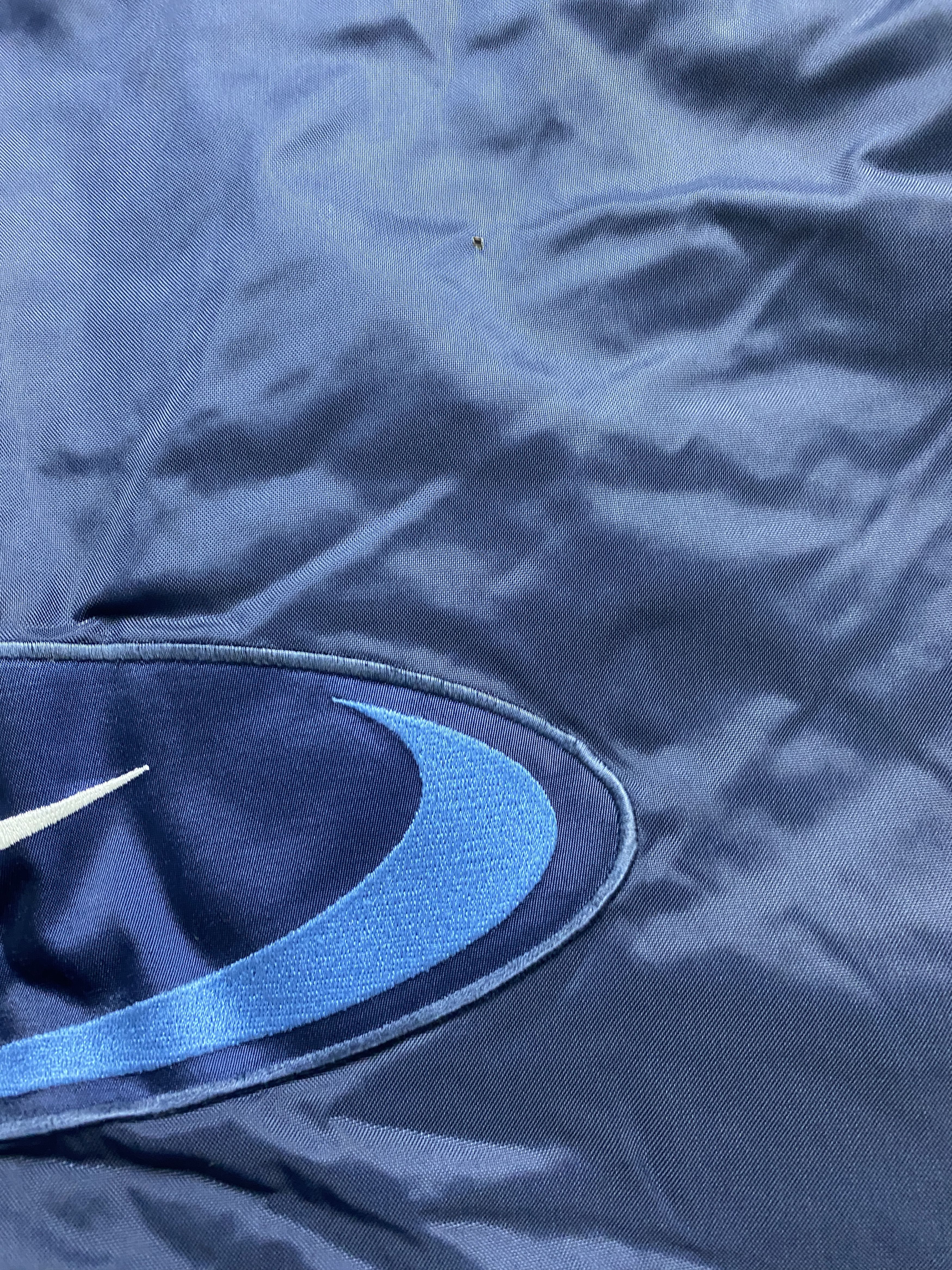 Nike × Vintage Nike vintage jacket 90s back swoosh center nylon skate Size US XL / EU 56 / 4 - 8 Thumbnail