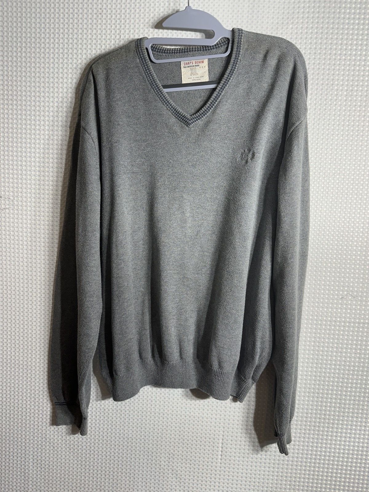 Chaps Ralph Lauren Chaps Denim Cotton Sweater Size US XL / EU 56 / 4 - 1 Thumbnail