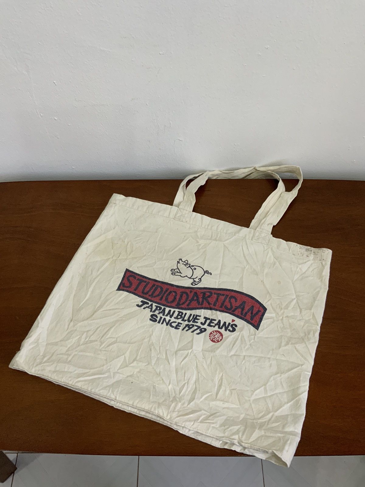 Studio D'Artisan Studio D’Artisan Japan Blue Jeans Japan Tote Bag Size ONE SIZE - 10 Thumbnail