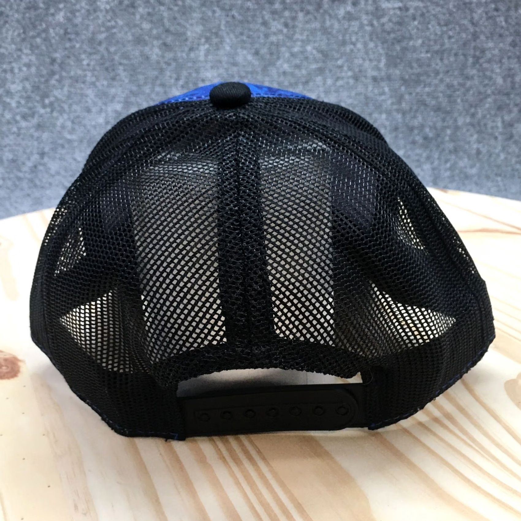 Vintage Outdoor Cap Trucker Hat Unisex Blue OSFA Embroidered Logo L&M Fleet Supply Size ONE SIZE - 7 Thumbnail