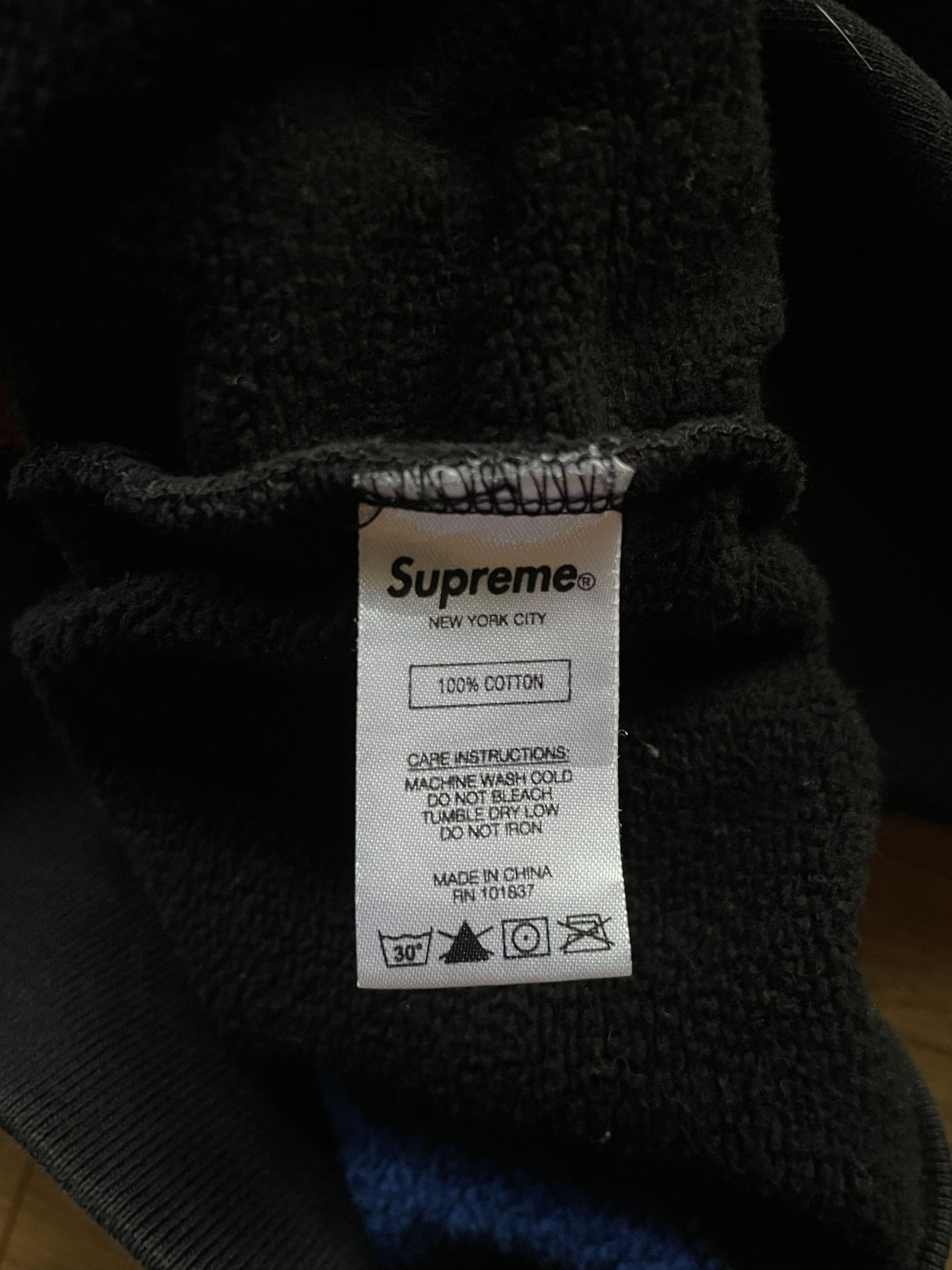 Supreme FW18 Supreme Tricolor hooded sweatshirt Size US M / EU 48-50 / 2 - 4 Thumbnail