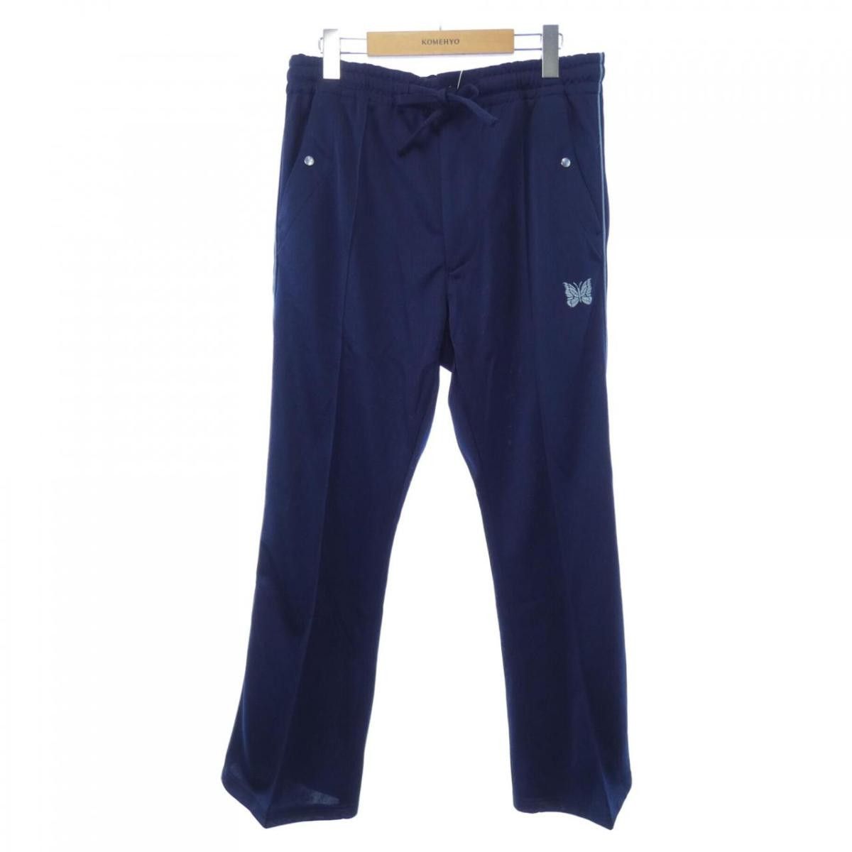 Needles Sweat Pants Side Embroidery Line Logo Navy Size US 32 / EU 48 - 1 Thumbnail
