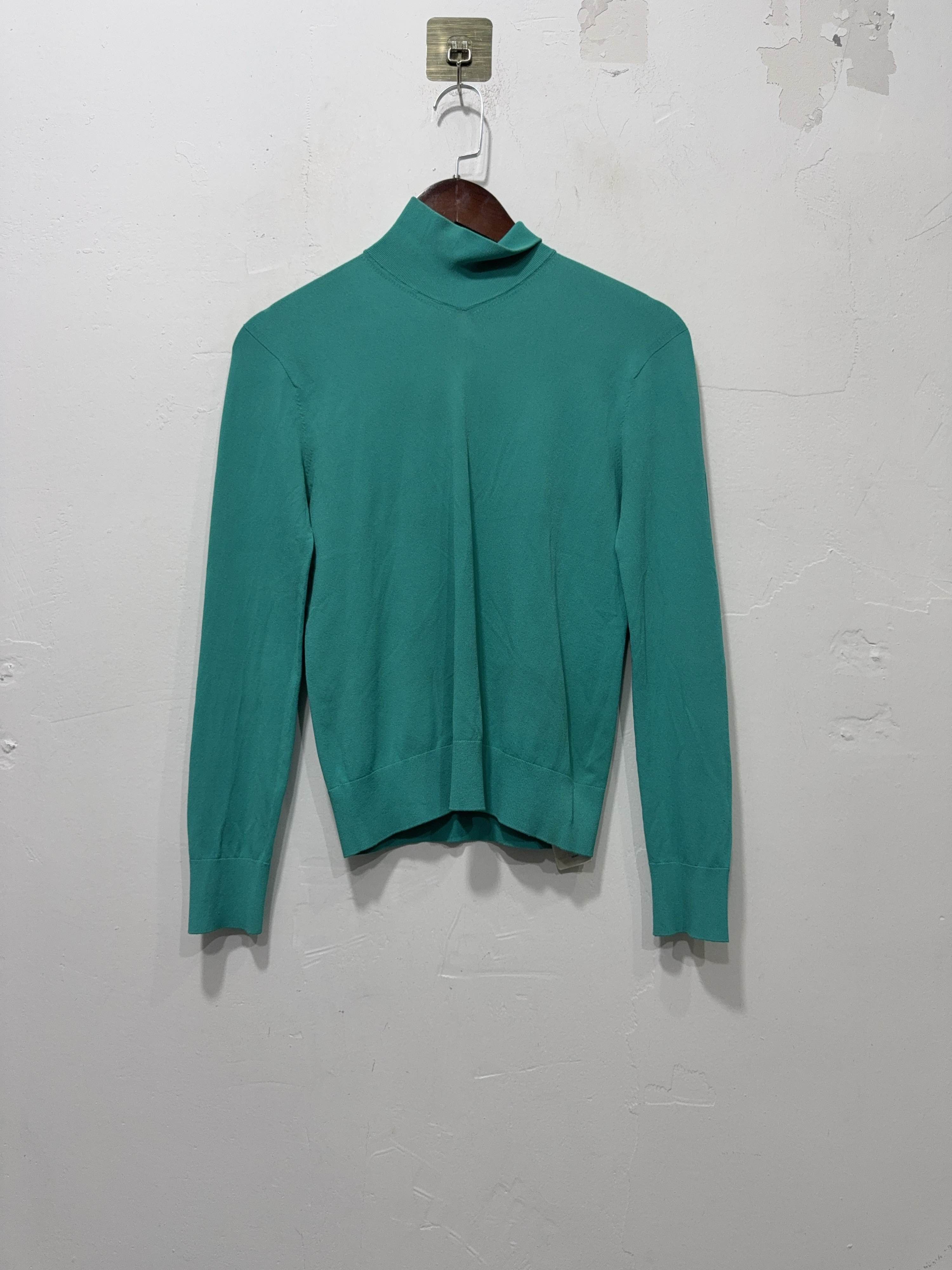 Bottega Veneta Bottega Veneta Green Turtleneck Sweater Size S Size US S / EU 44-46 / 1 - 1 Thumbnail