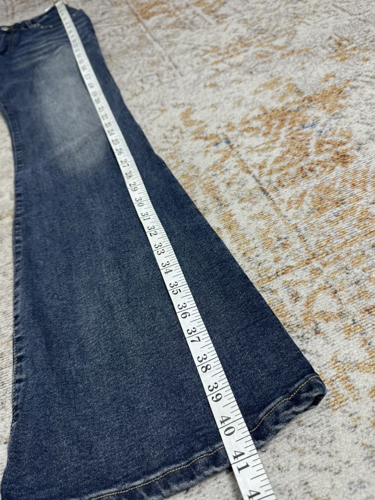 Tornado Mart Romwe y2k skull art style denim pants Size 25" / US 0 / IT 36 - 15 Thumbnail