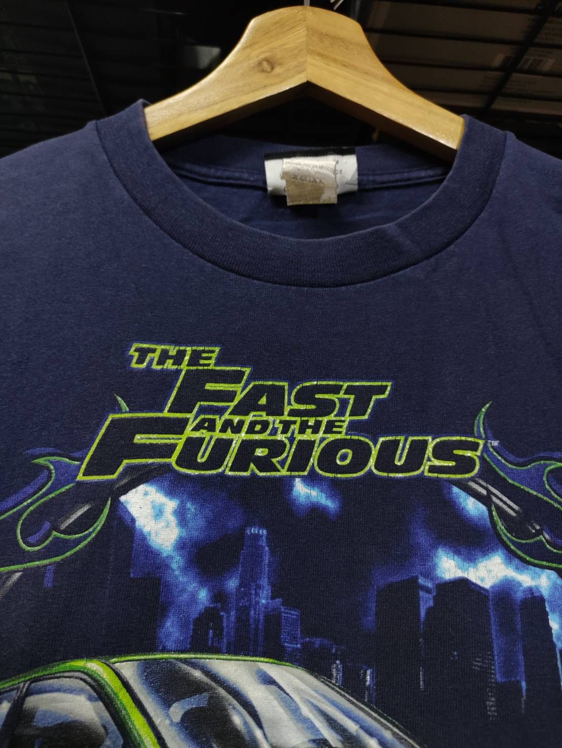 Universal Studios Vtg 00's The Fast & The Furious " Paul Walker Evo7 " Movie Size US XL / EU 56 / 4 - 6 Thumbnail
