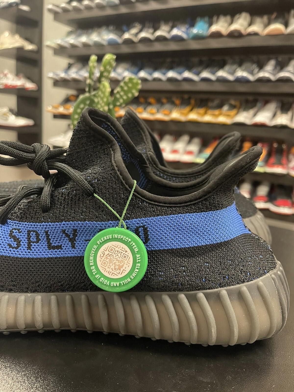 Adidas Size 14 - adidas Yeezy Boost 350 V2 Dazzling Blue Black Size US 14 / EU 47 - 5 Thumbnail