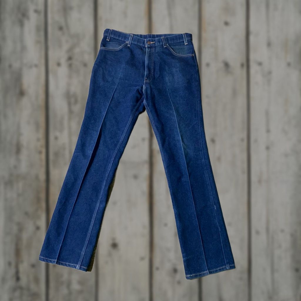 Levi's VINTAGE Levi's 977 Straight Jeans Men's Size 36 X 34 Blue 90s Size US 36 / EU 52 - 1 Thumbnail
