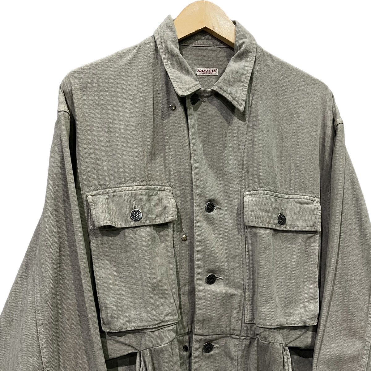 Kapital 💥Seditionaries💥 Kapital Herringbone Big Pocket Jacket Size US S / EU 44-46 / 1 - 6 Thumbnail