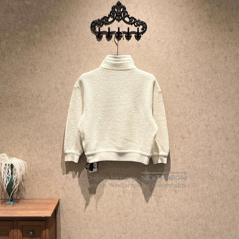 Loro Piana Loro Piana White Cashmere Half Zip Sweater Size XS / US 0-2 / IT 36-38 - 2 Thumbnail