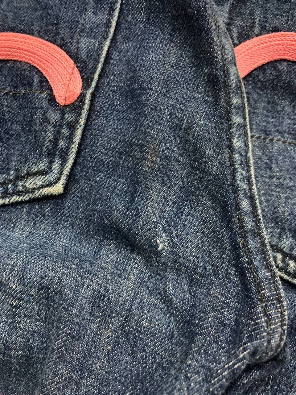 Evisu Vintage 2000s Evisu Pink Seagull Embroidery Selvedge Jeans Size US 26 / EU 42 - 9 Thumbnail