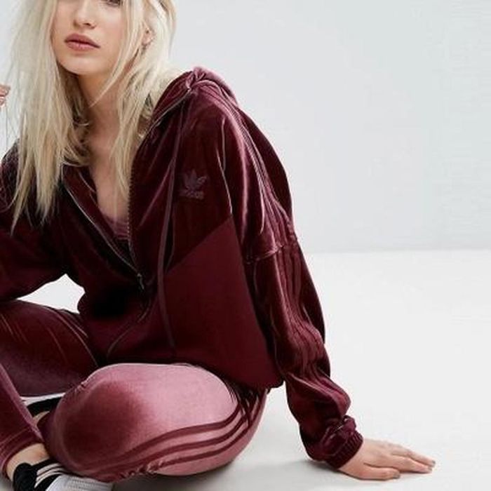 Adidas velvet track on sale jacket