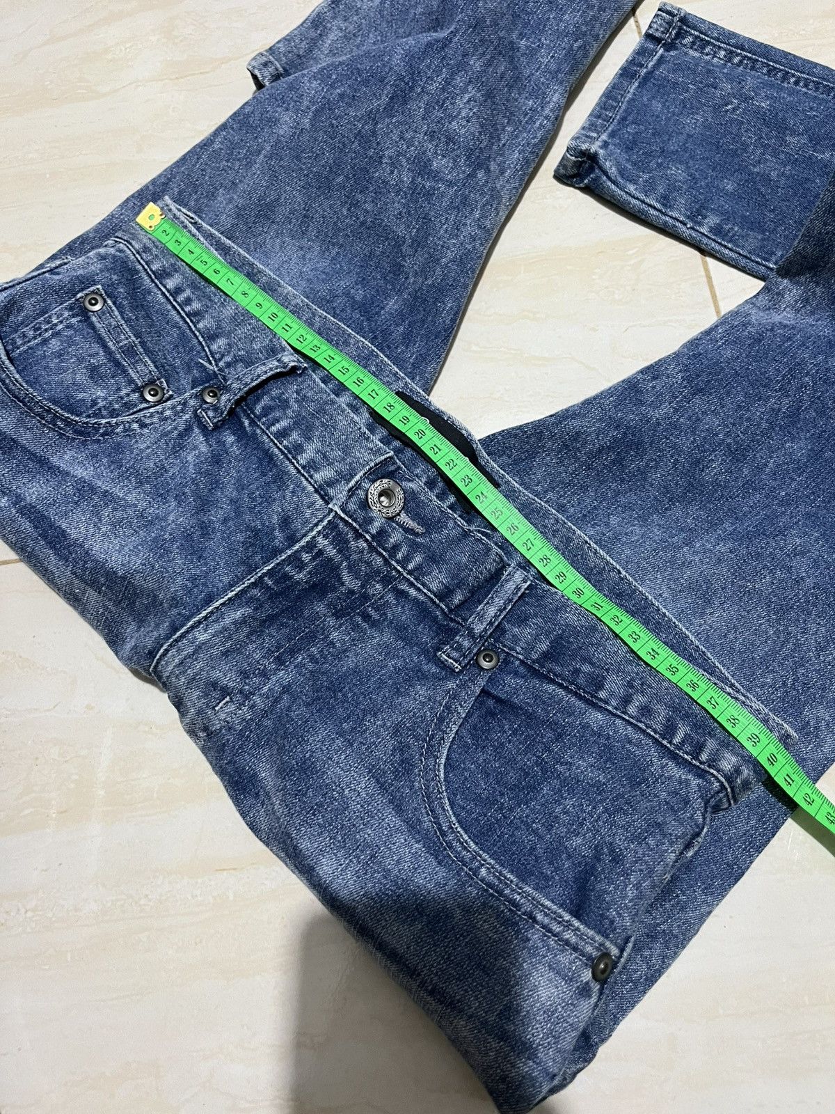 Japanese Brand CavariA Distreesed Skinny jeans Size US 30 / EU 46 - 9 Thumbnail