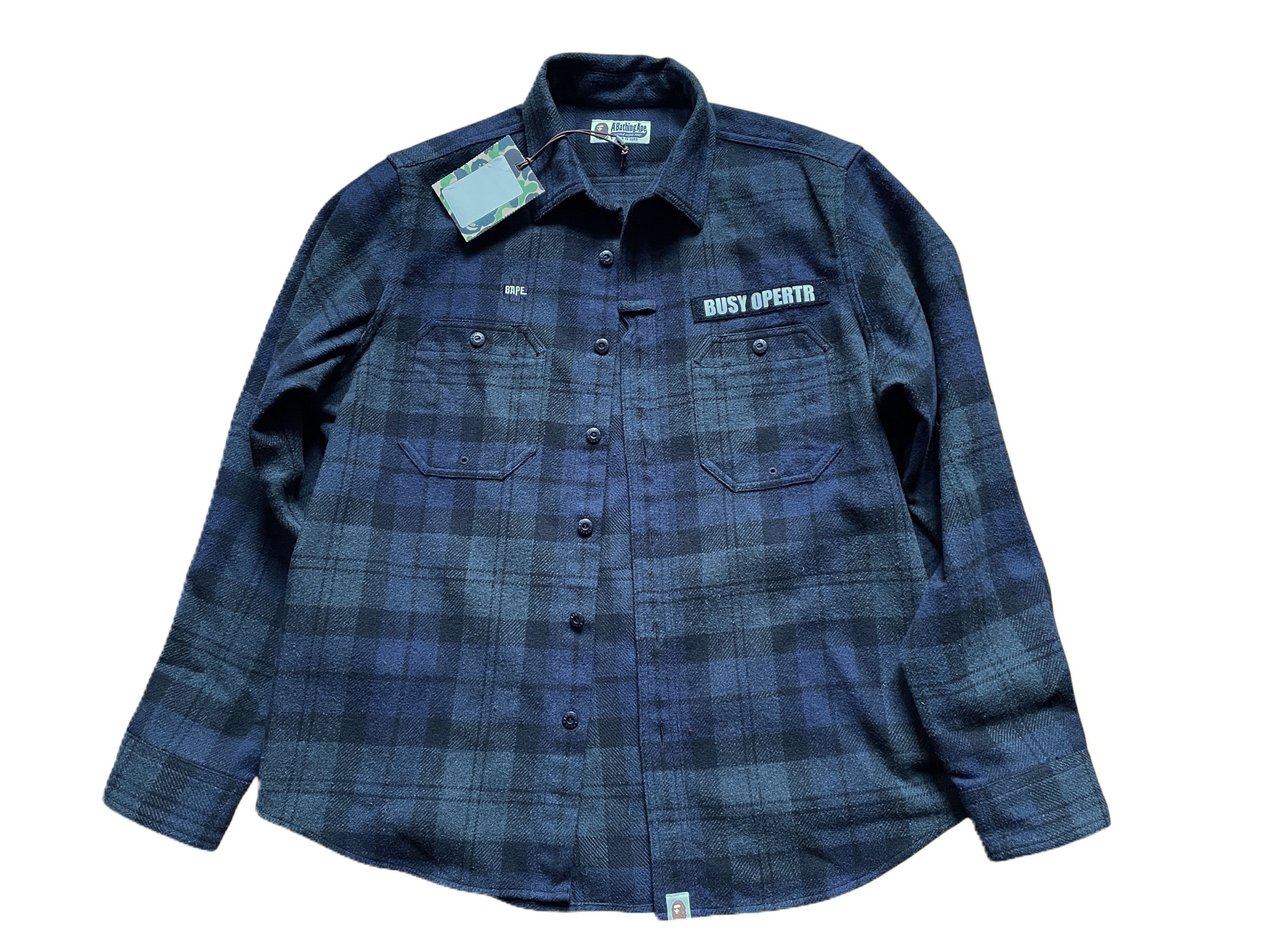 Bape A Bathing Ape (BAPE) Plaid Shirt Jacket Size US M / EU 48-50 / 2 - 8 Thumbnail