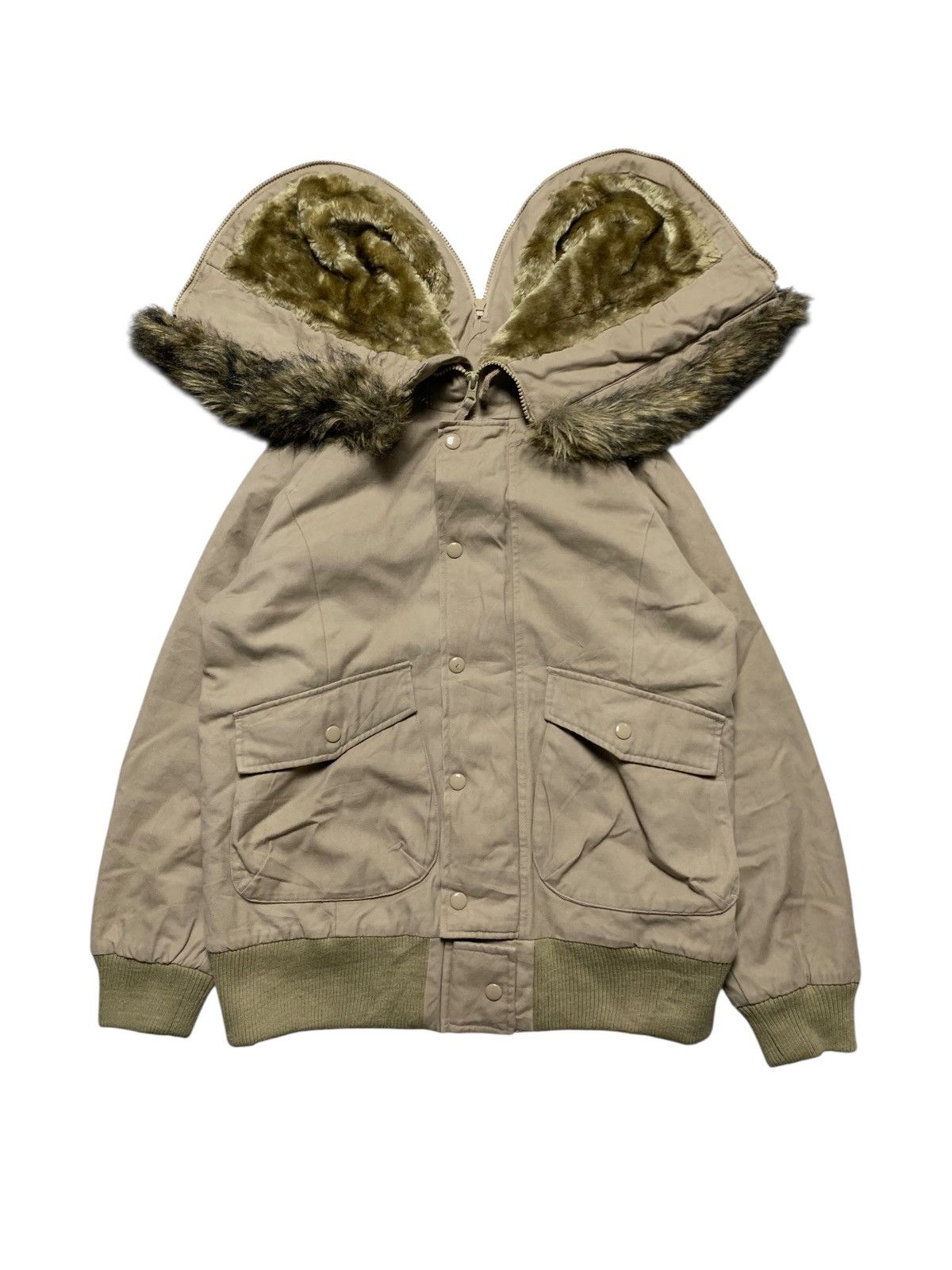Japanese Brand Y2k sweet degrees N2B faux fur style jacket Size US M / EU 48-50 / 2 - 1 Thumbnail