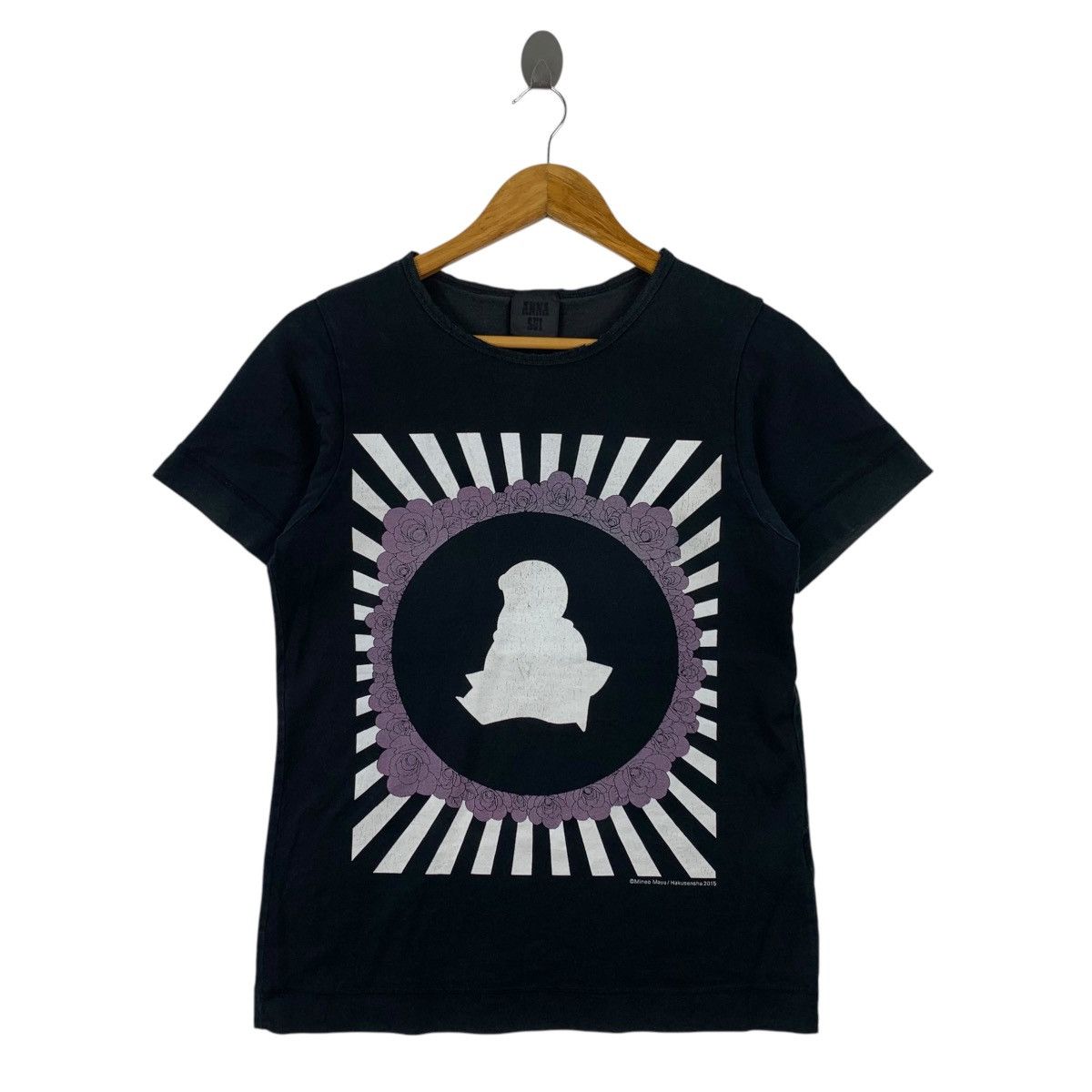 Vintage ANNA SUI American Brand Mineo Maya Hakusensha Print Shirt Size US M / EU 48-50 / 2 - 1 Thumbnail