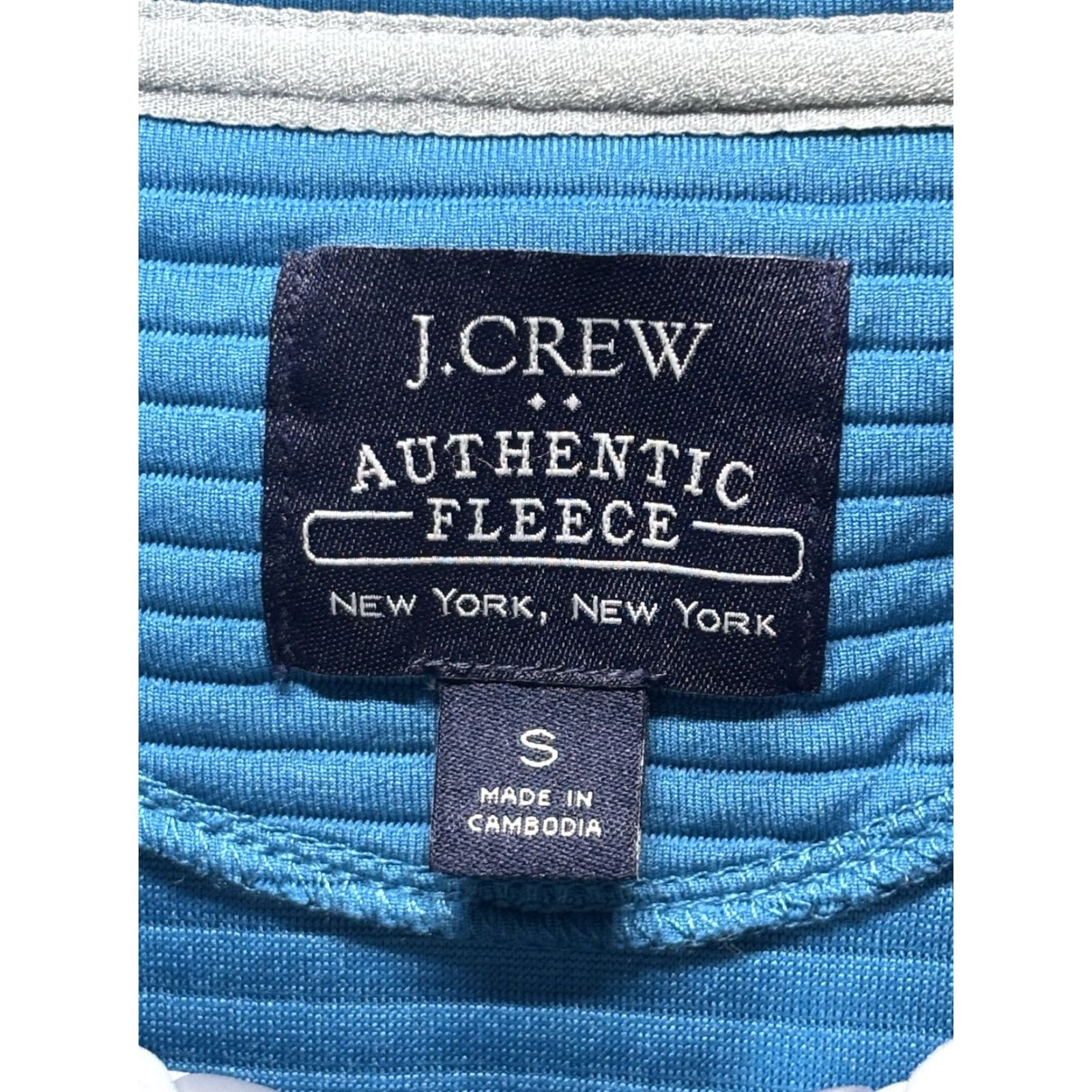 J.Crew J Crew Mens Quilted Knit Pullover Medium Fleece 1/4 Snap Button Preppy Style Size US S / EU 44-46 / 1 - 4 Thumbnail